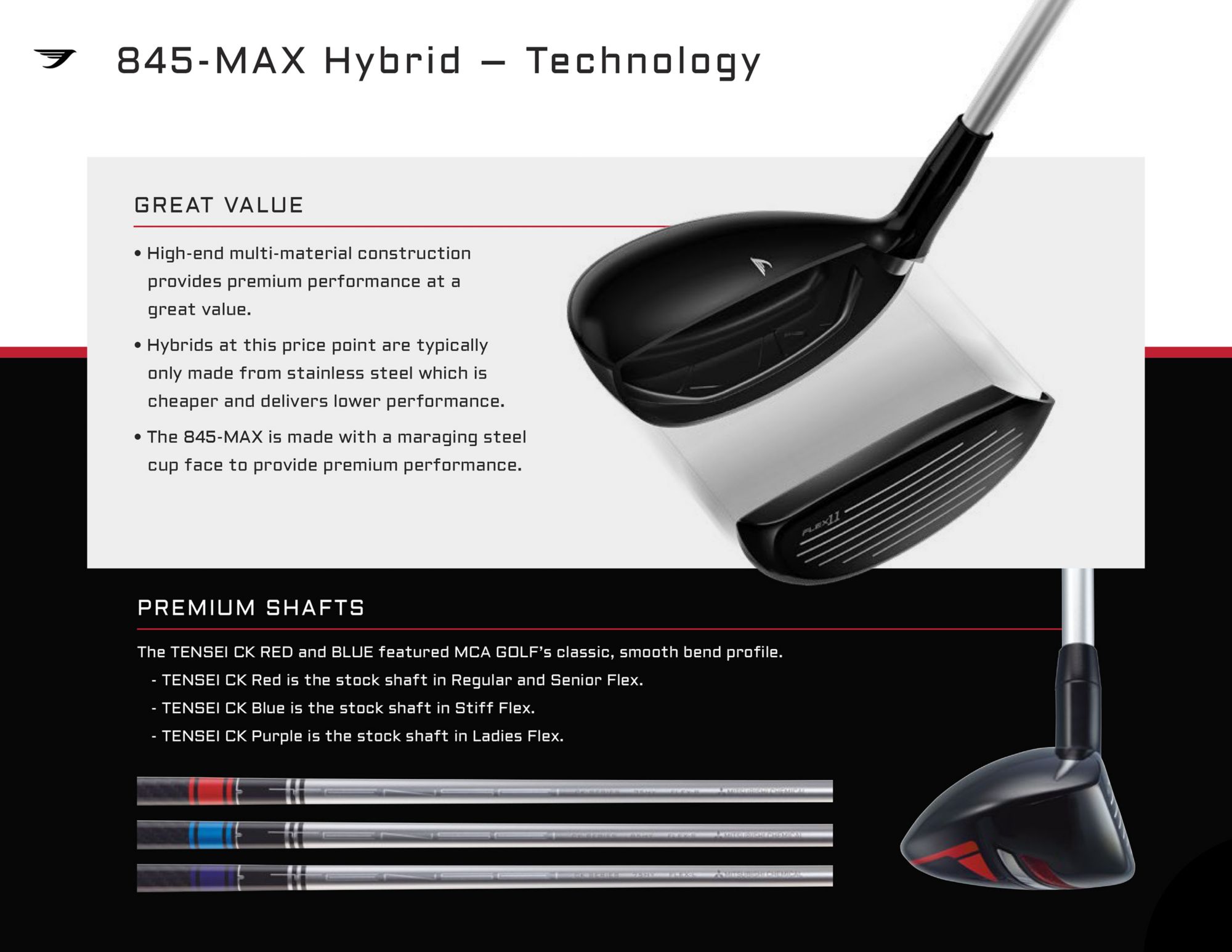 Tommy Armour 845-MAX Hybrid/Irons product image