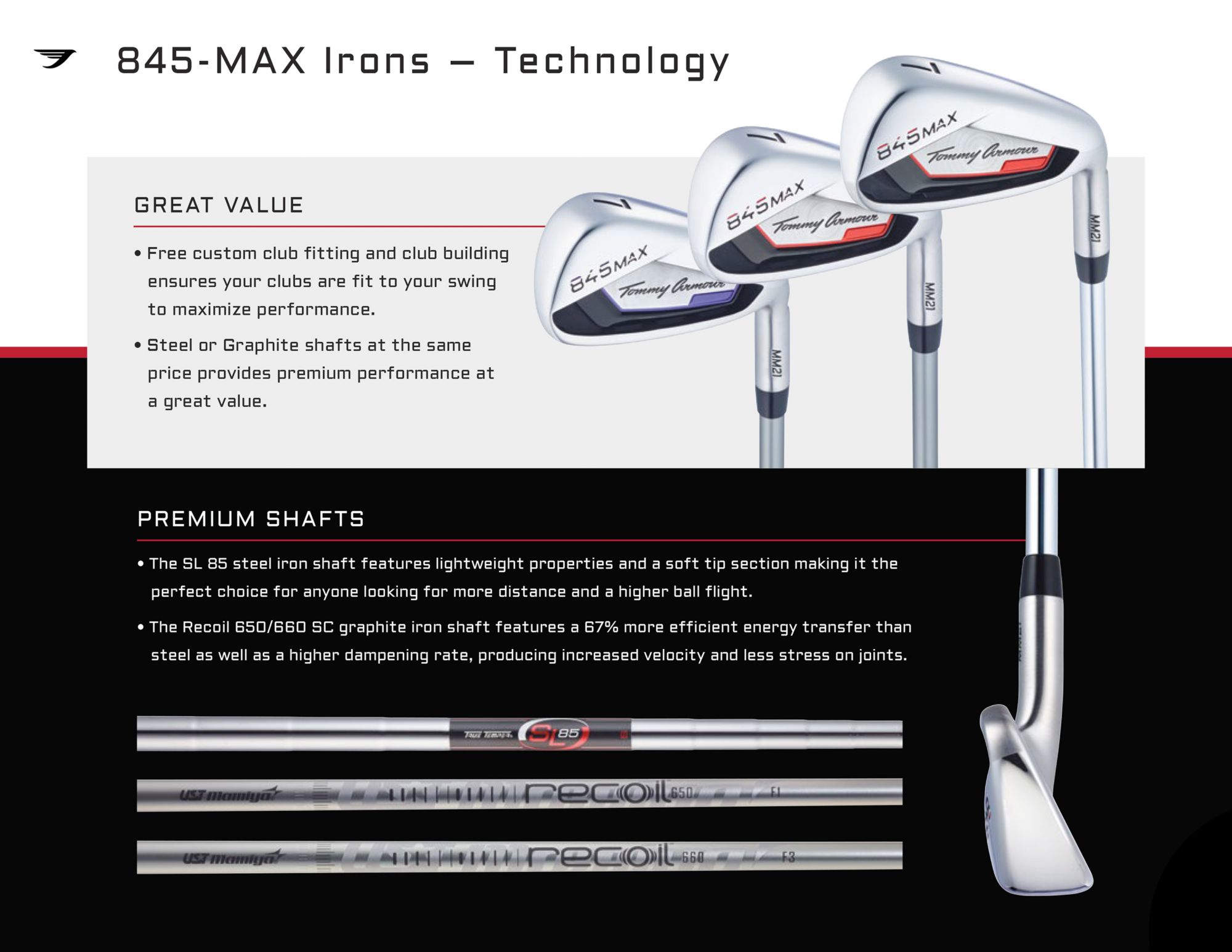 Tommy Armour Women's 845-MAX Irons product image