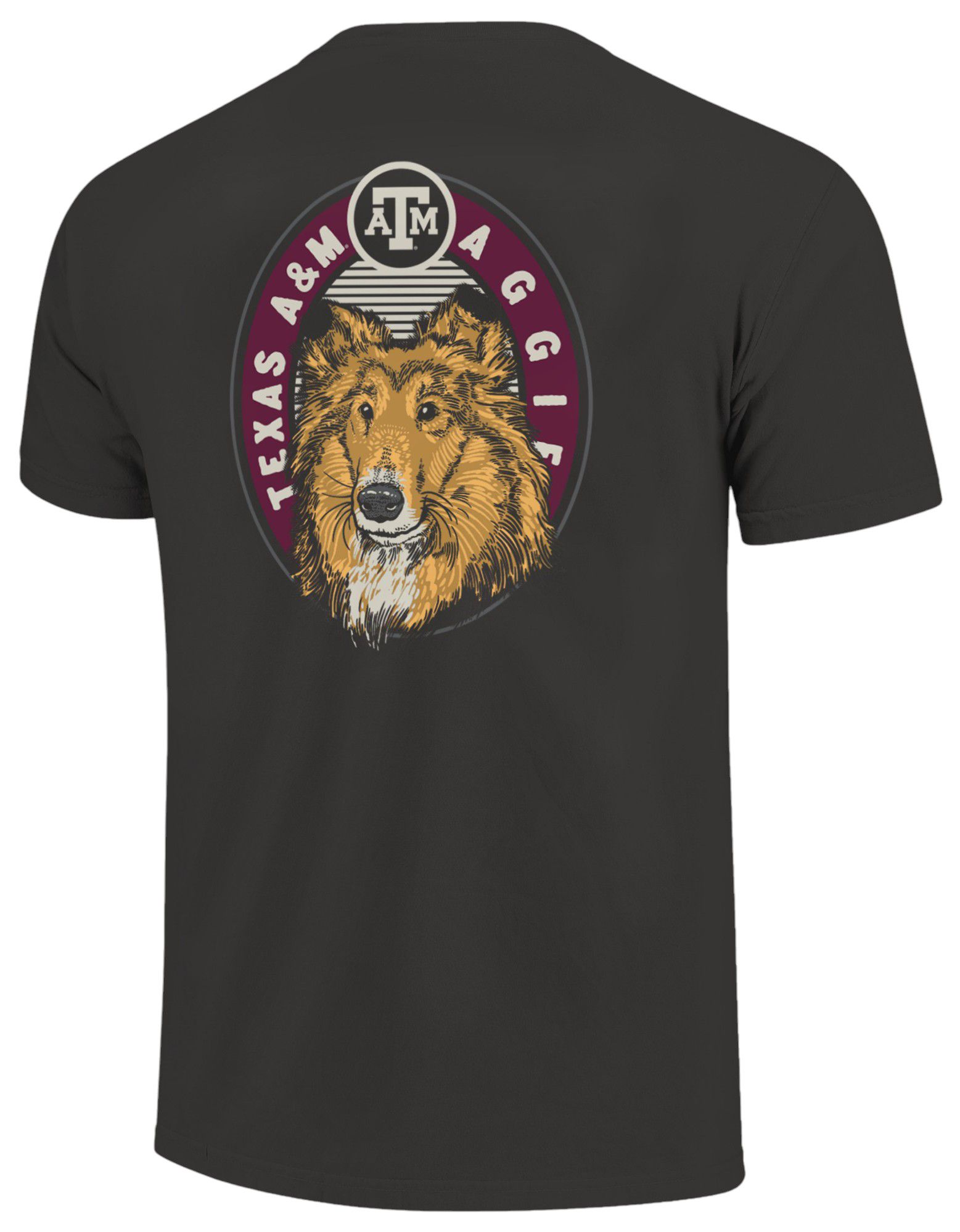 Image One Men's Texas A&M Aggies Graphite Mascot T-Shirt product image