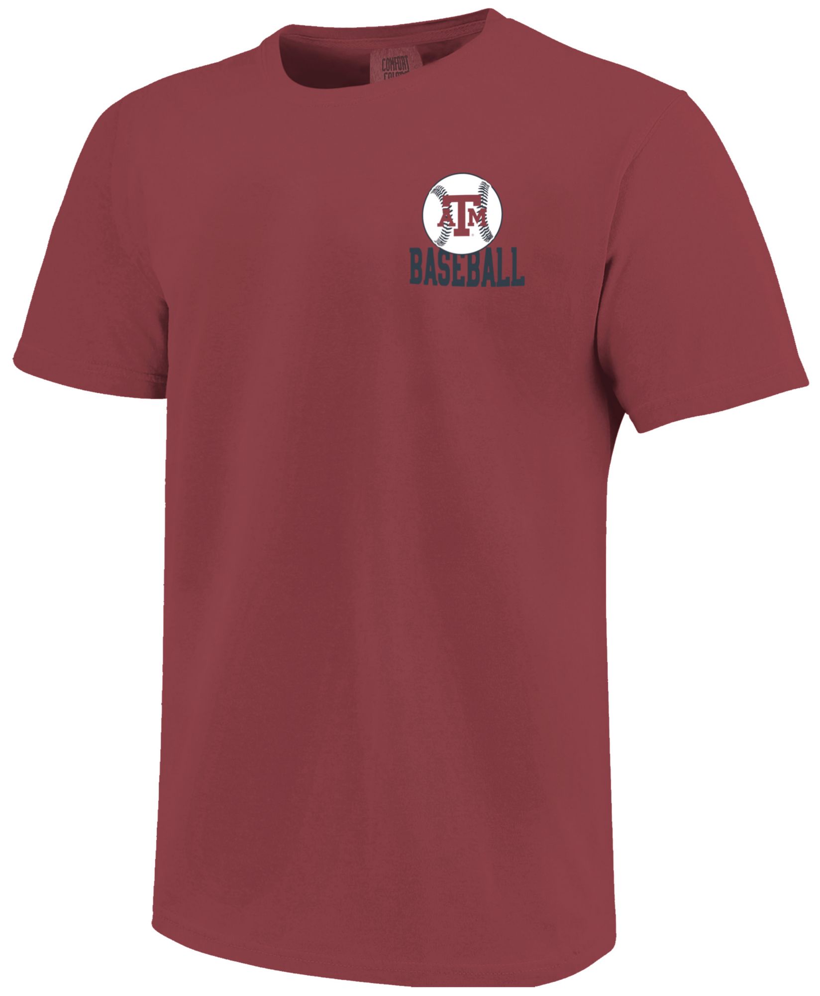 Image One Men's Texas A&M Aggies Brick Pinstripe Baseball T-Shirt product image