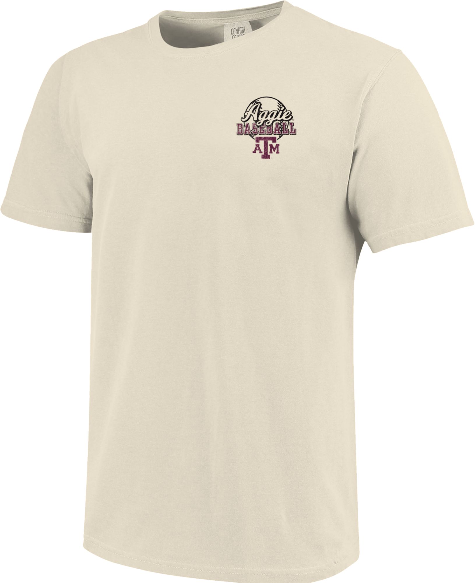 Image One Men's Texas A&M Aggies Ivory Baseball Field Block T-Shirt product image
