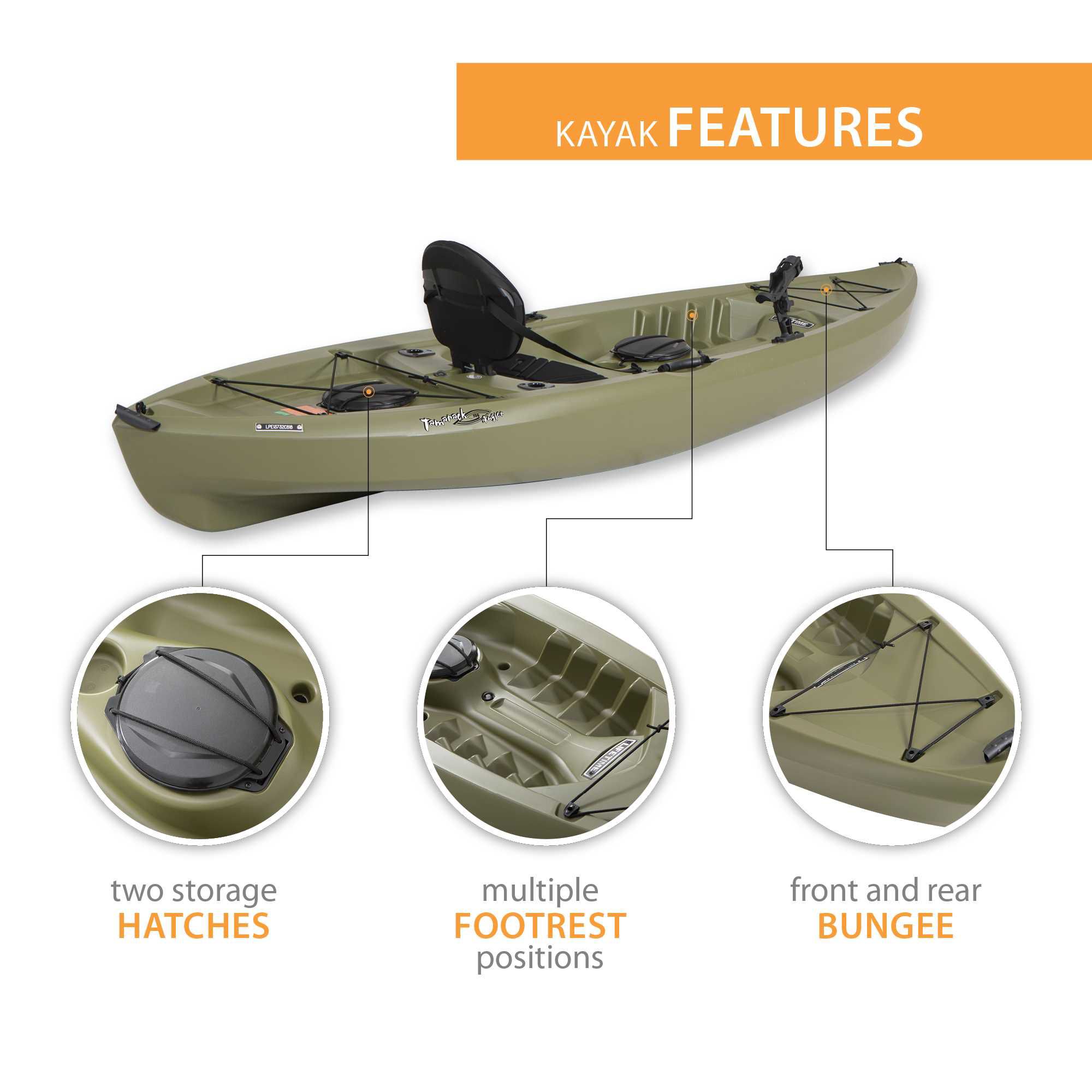 Lifetime Tamarack 120 Angler Kayak