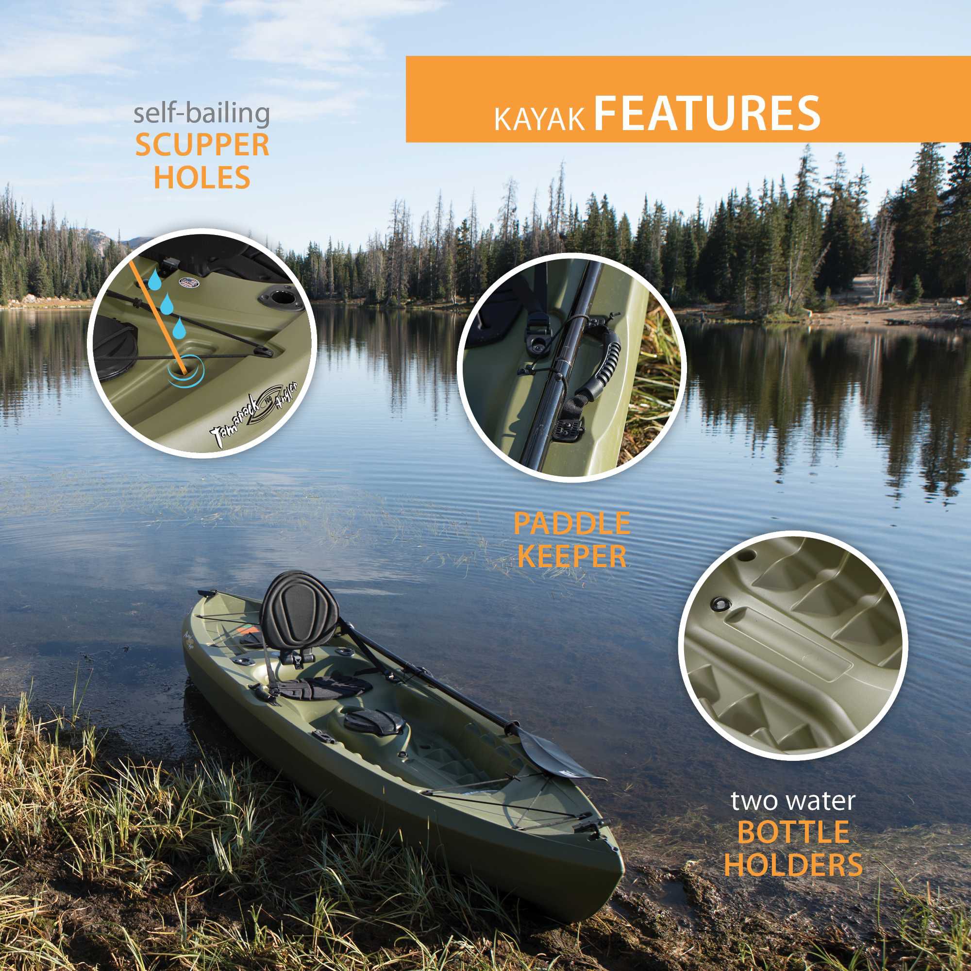 Lifetime Tamarack 120 Angler Kayak