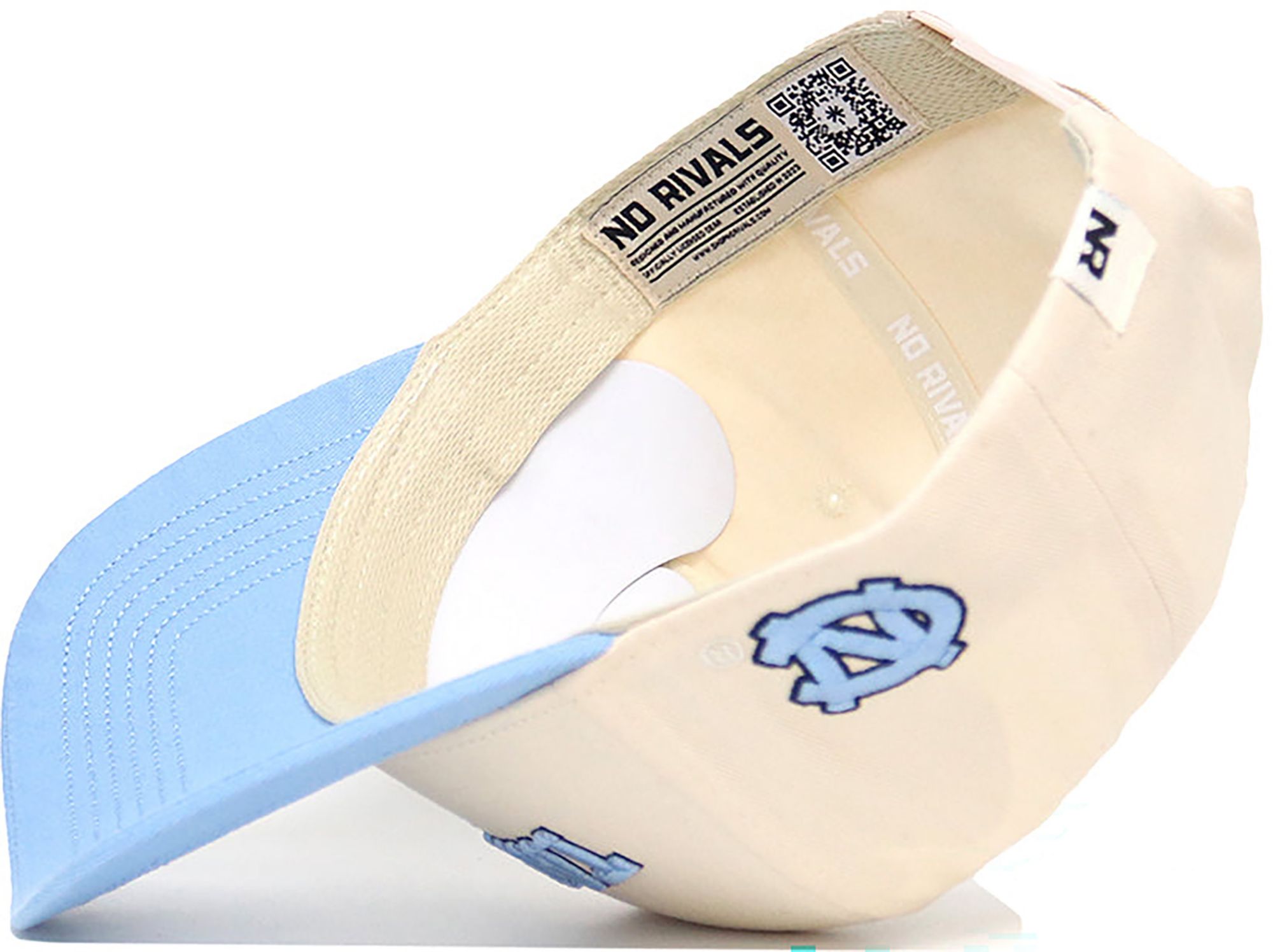 No Rivals Adult North Carolina Tar Heels Blue Right Side Up Adjustable Snapback Hat product image