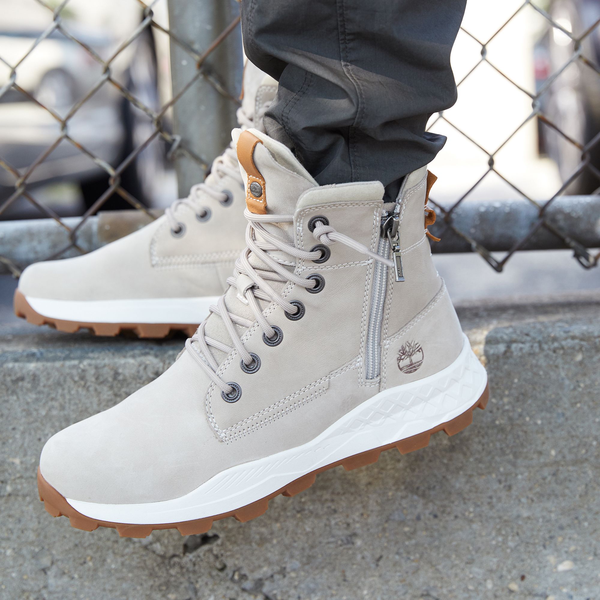 timberland brooklyn side zip boot