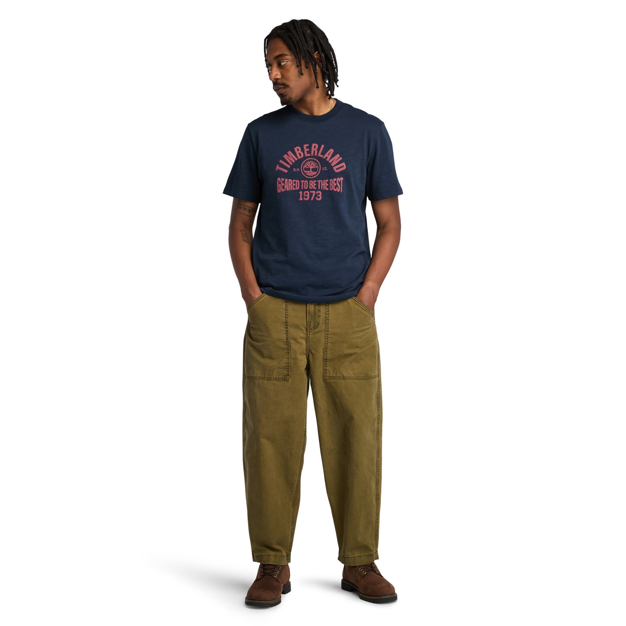 Timberland Men's Seasonal Logo Crew T-Shirt product image