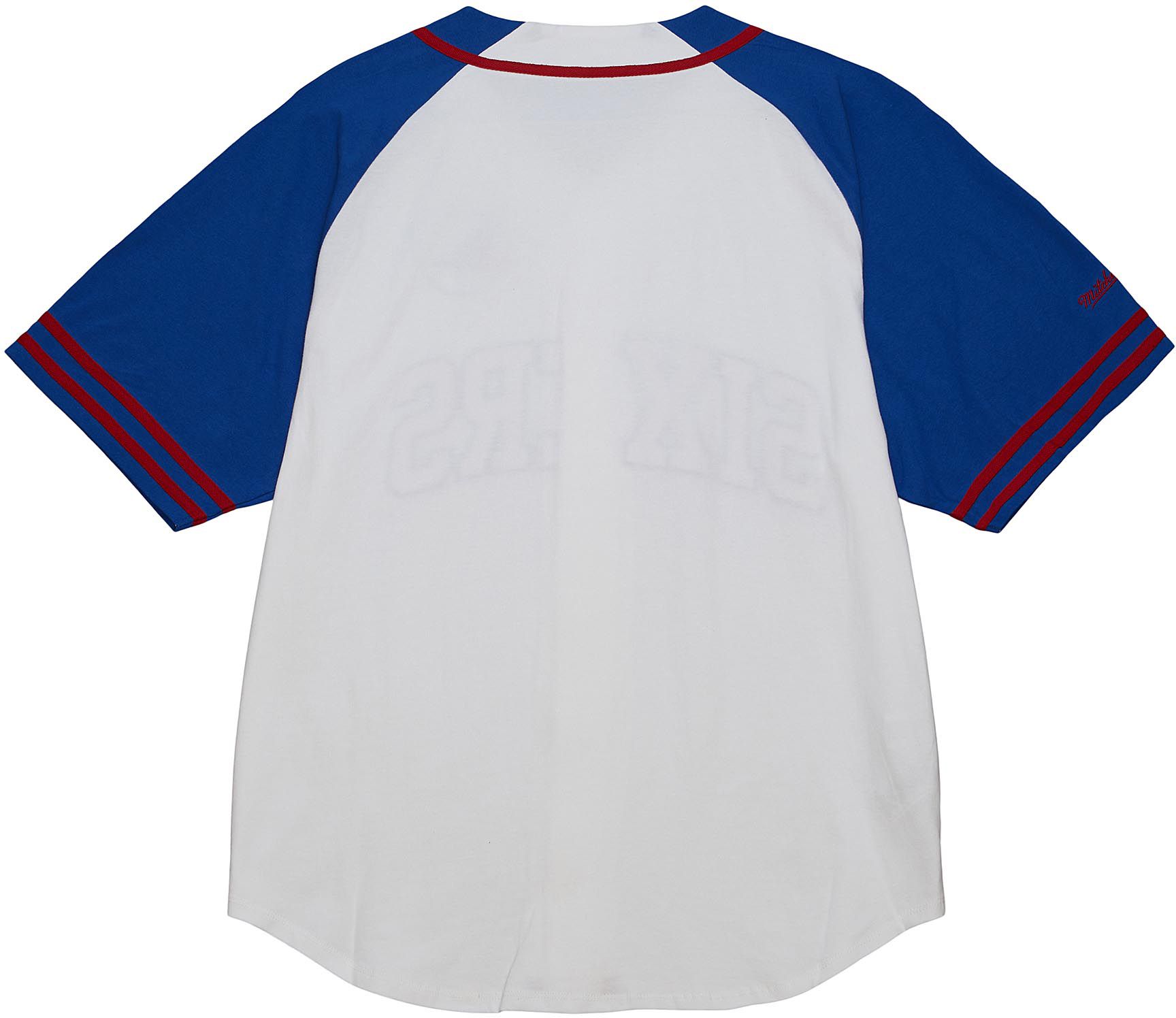 Mitchell & Ness Washington Capitals White Baseball Jersey