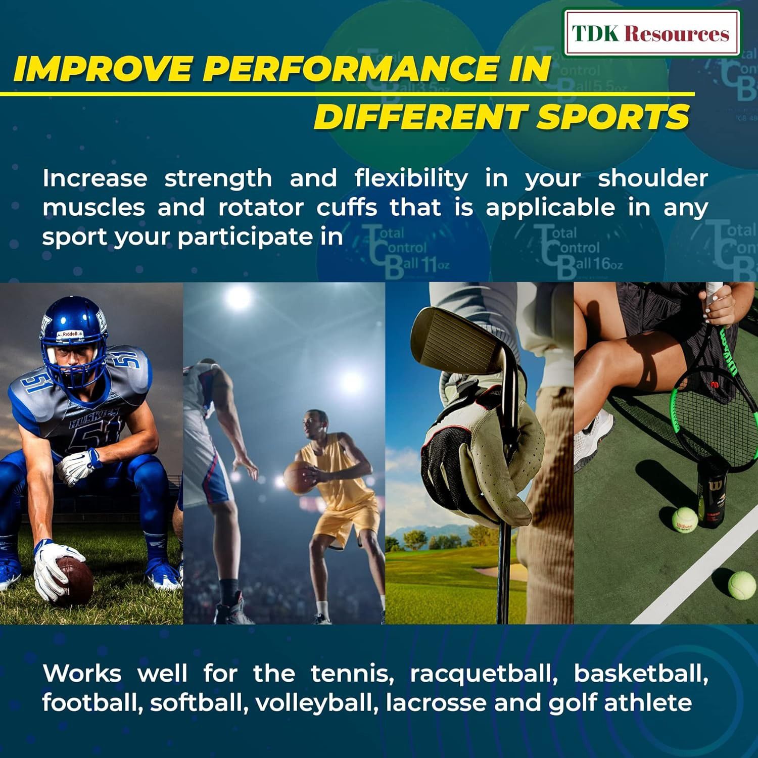 Total Control Sports Plyo Balls - 6 Pack product image