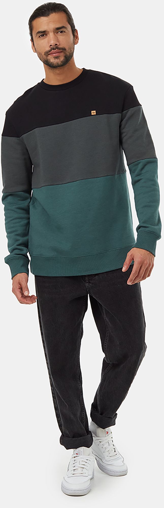 tentree Men's Treefleece Blocked Crewneck Sweatshirt