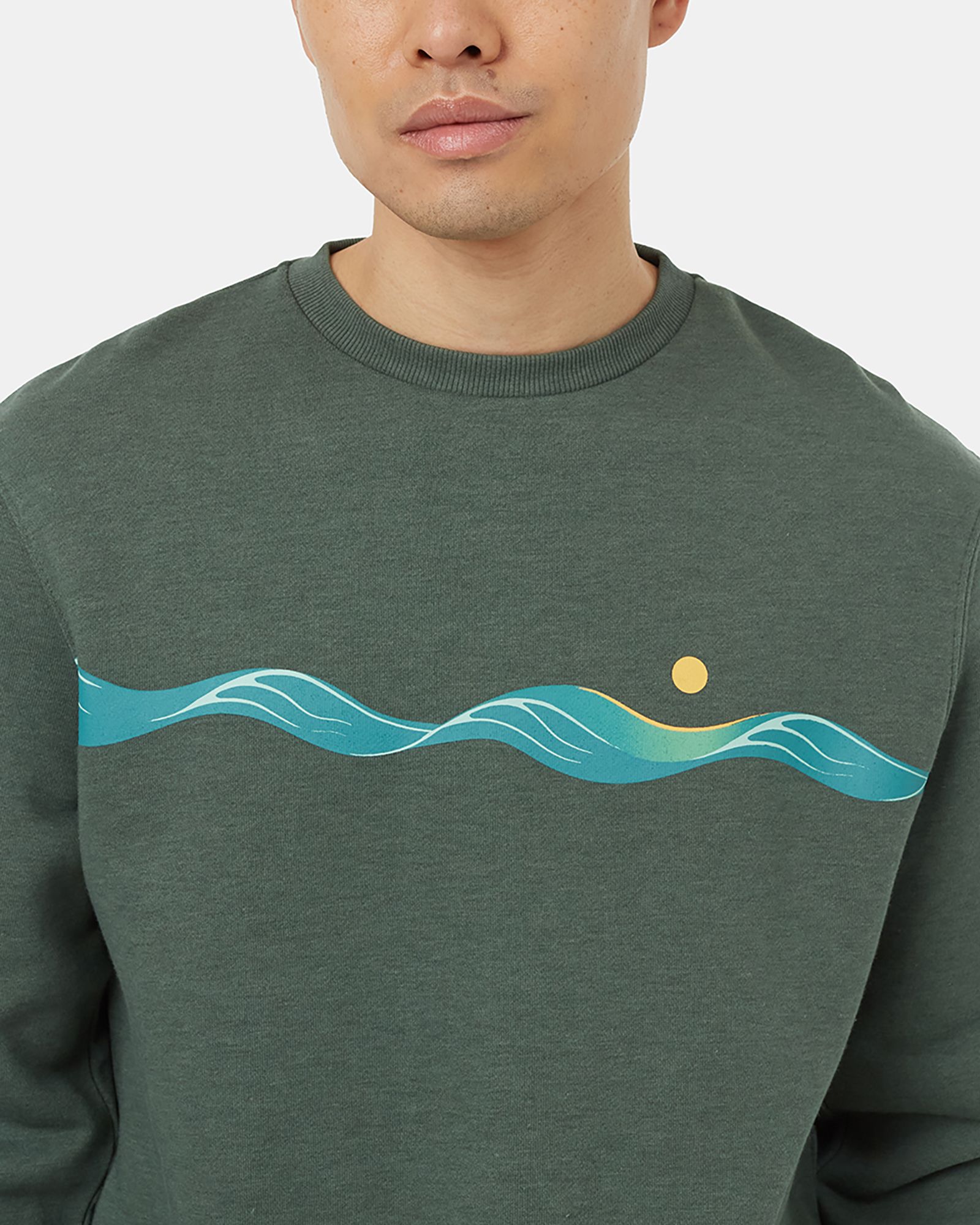 tentree Men's Artist Waves Crew Sweater product image