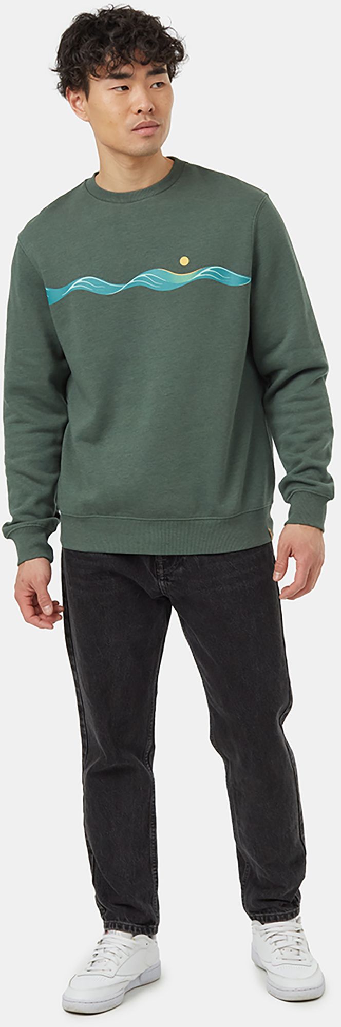 tentree Men's Artist Waves Crew Sweater product image