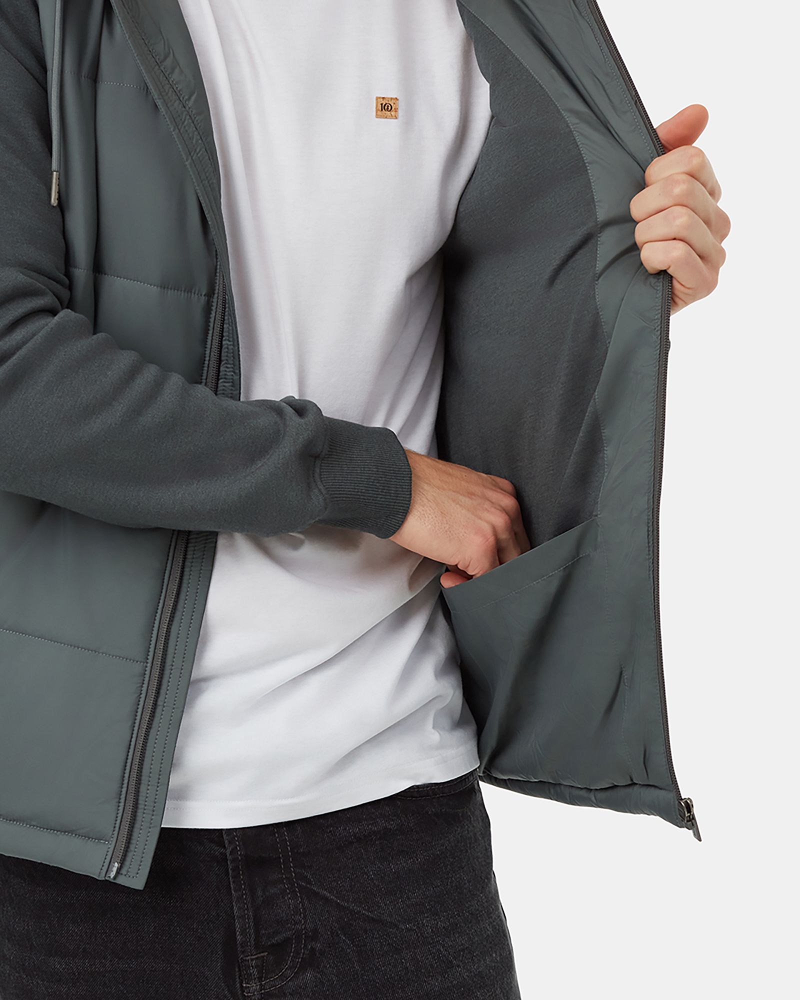 tentree Men's Cloud Shell Hybrid Hoodie product image