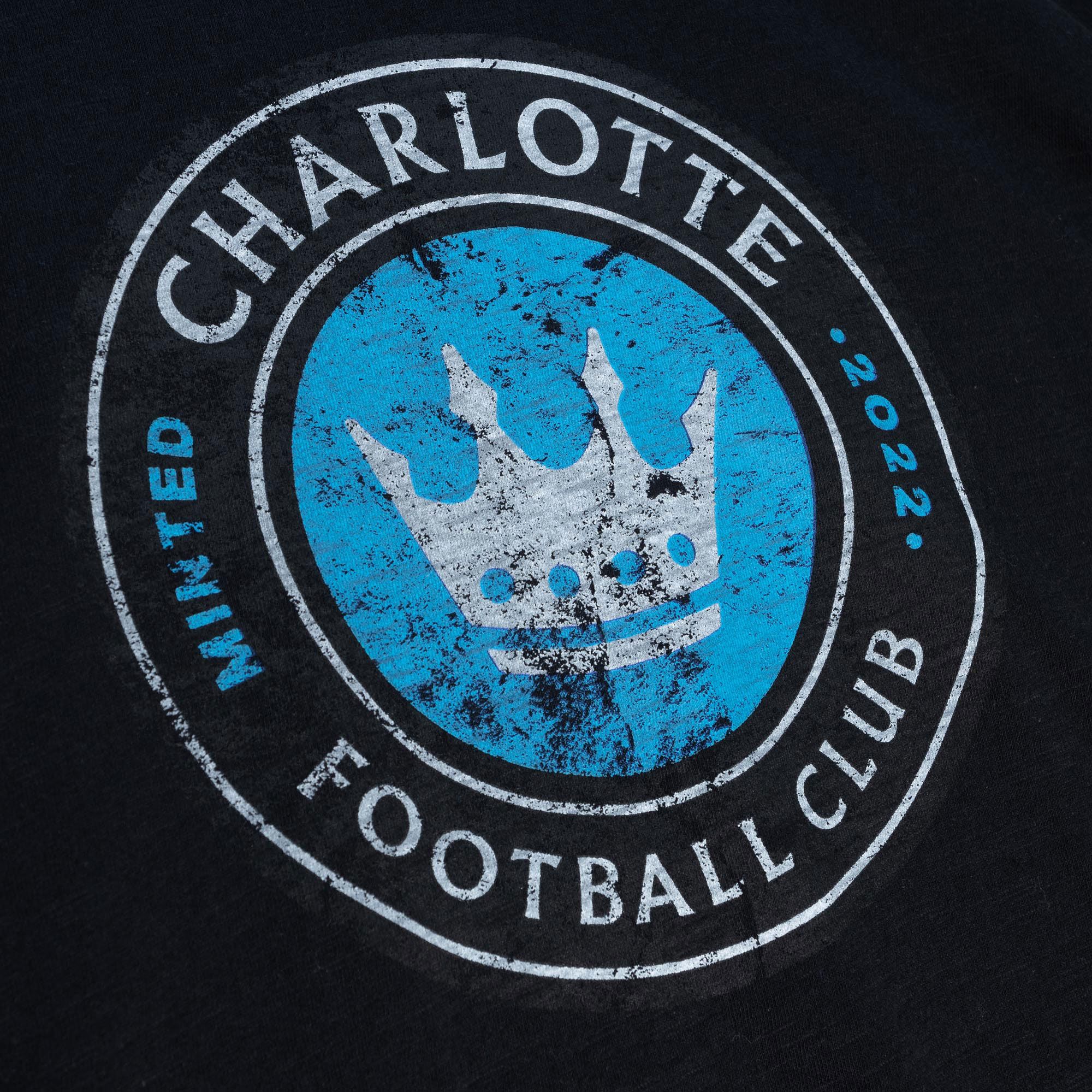 Mitchell & Ness Charlotte FC Legendary Slub Black T-Shirt product image