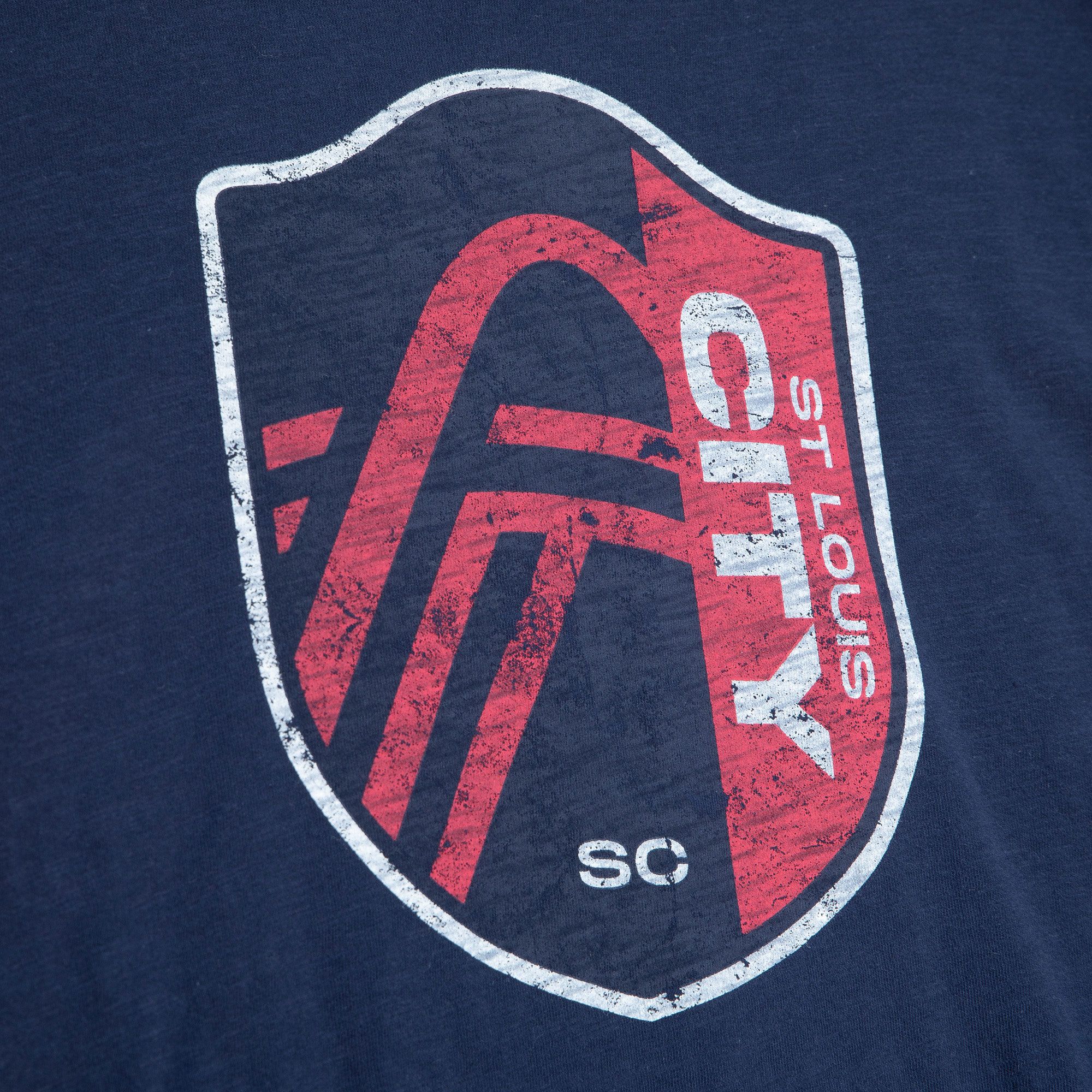 Mitchell & Ness St. Louis City SC Legendary Slub Navy T-Shirt product image