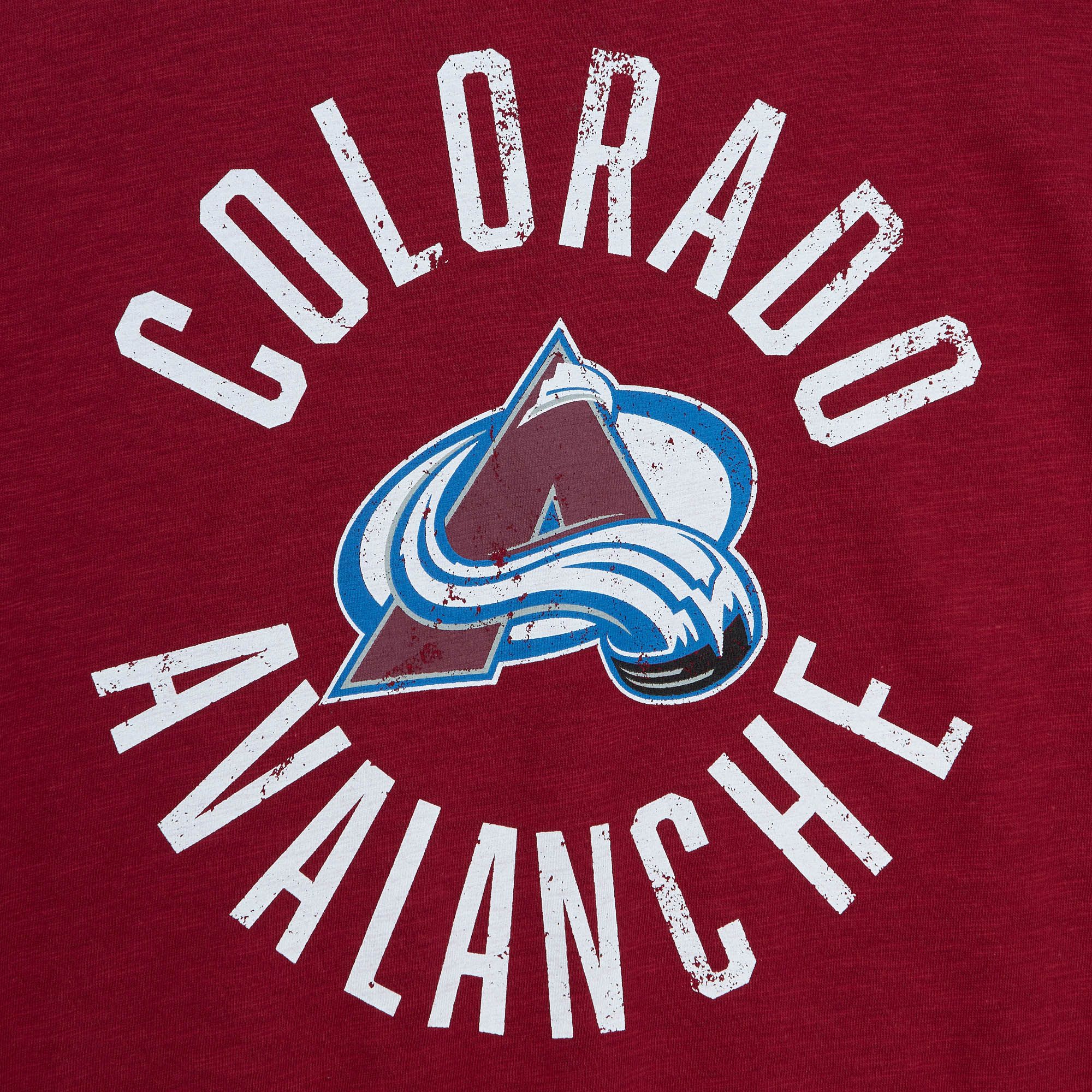 Mitchell & Ness Colorado Avalanche 2023 Slub Red T-Shirt