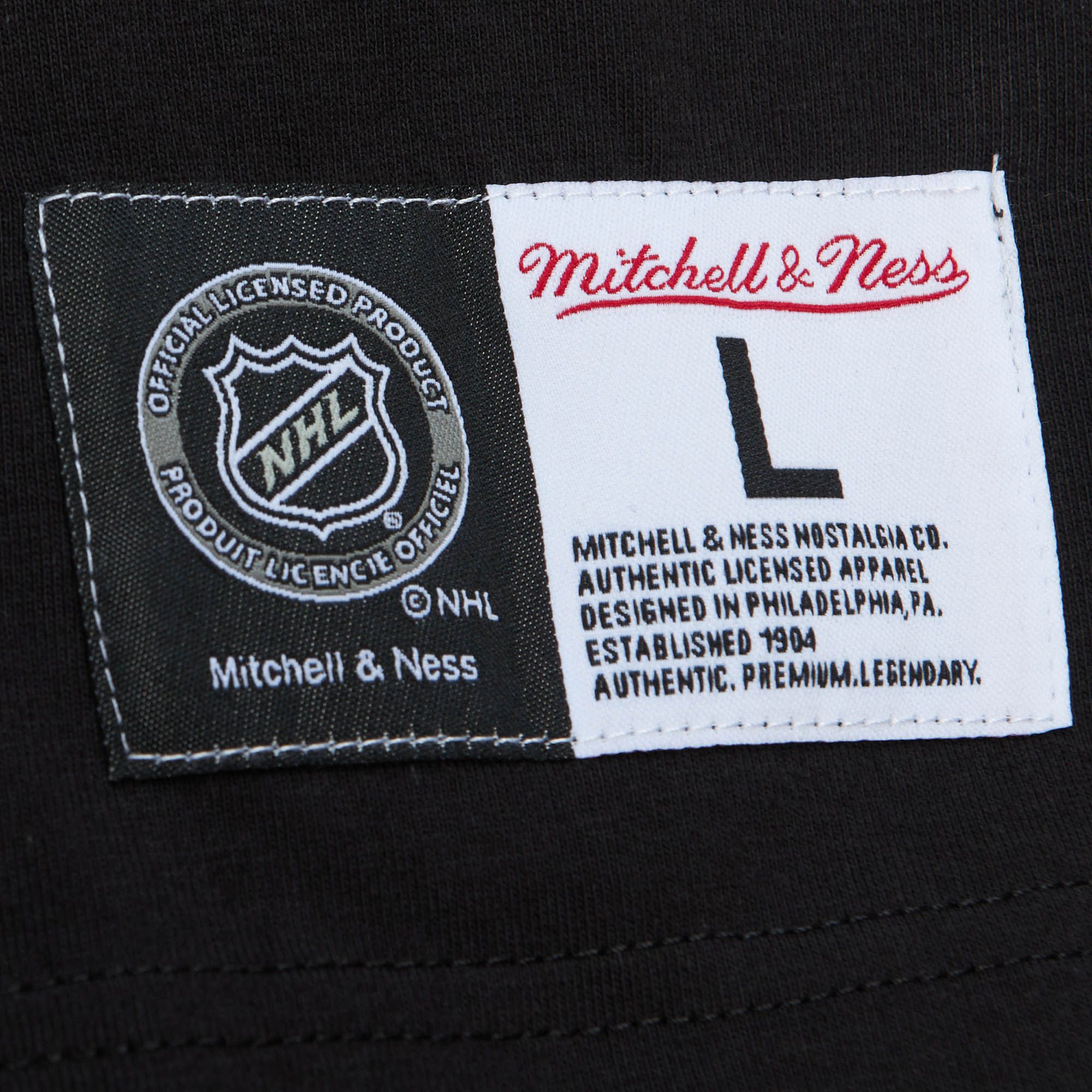 Mitchell & Ness Boston Bruins Team OG Black T-Shirt