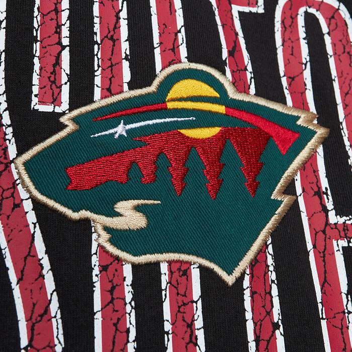 Men's Black Minnesota Wild Team Pride Logo T-Shirt NHL NWT Large
