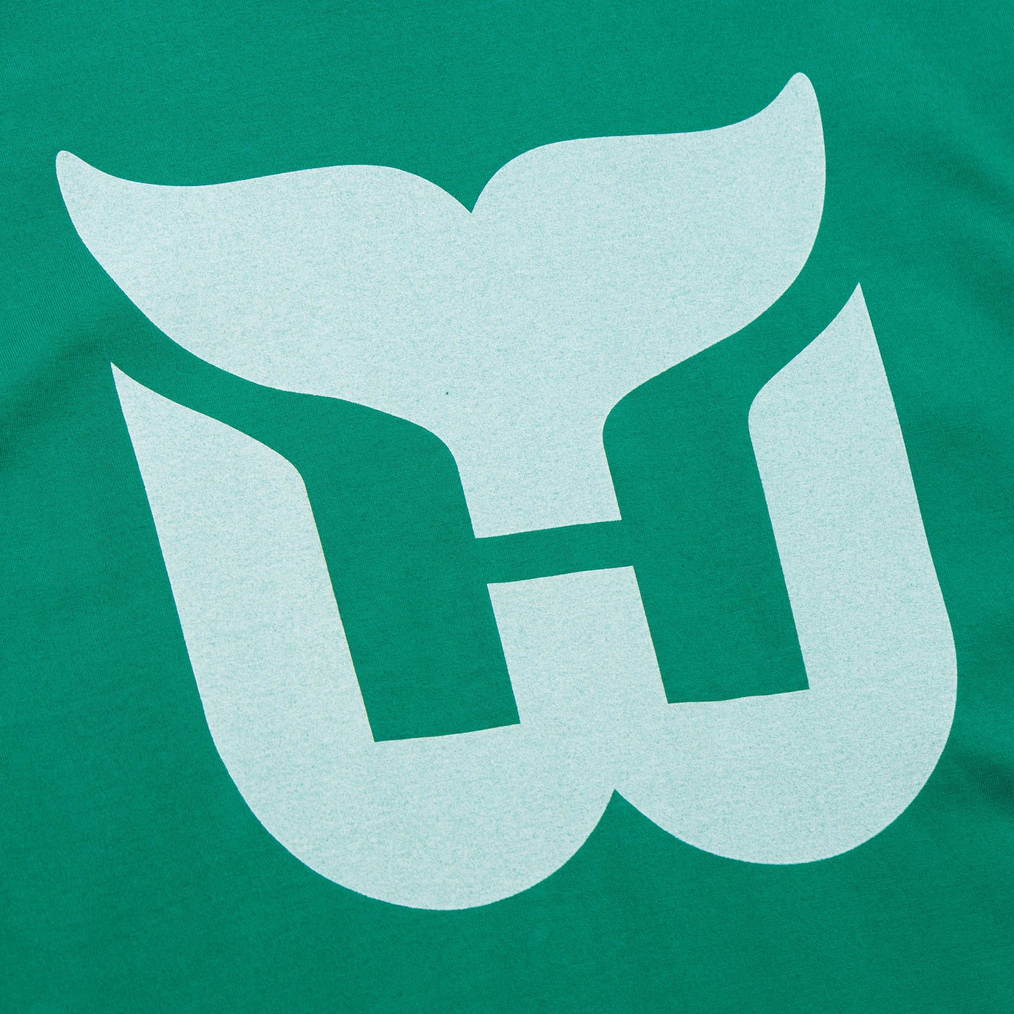 Mitchell & Ness Adult Hartford Whalers Vintage Green Oversized T-Shirt product image