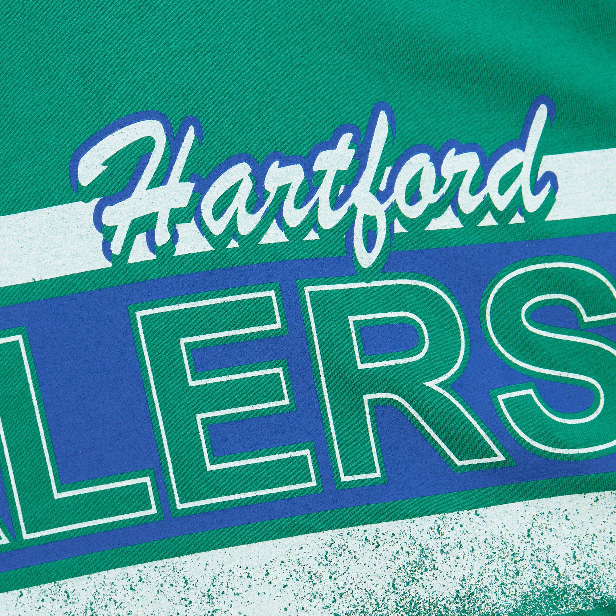 Mitchell & Ness Adult Hartford Whalers Vintage Green Oversized T-Shirt product image