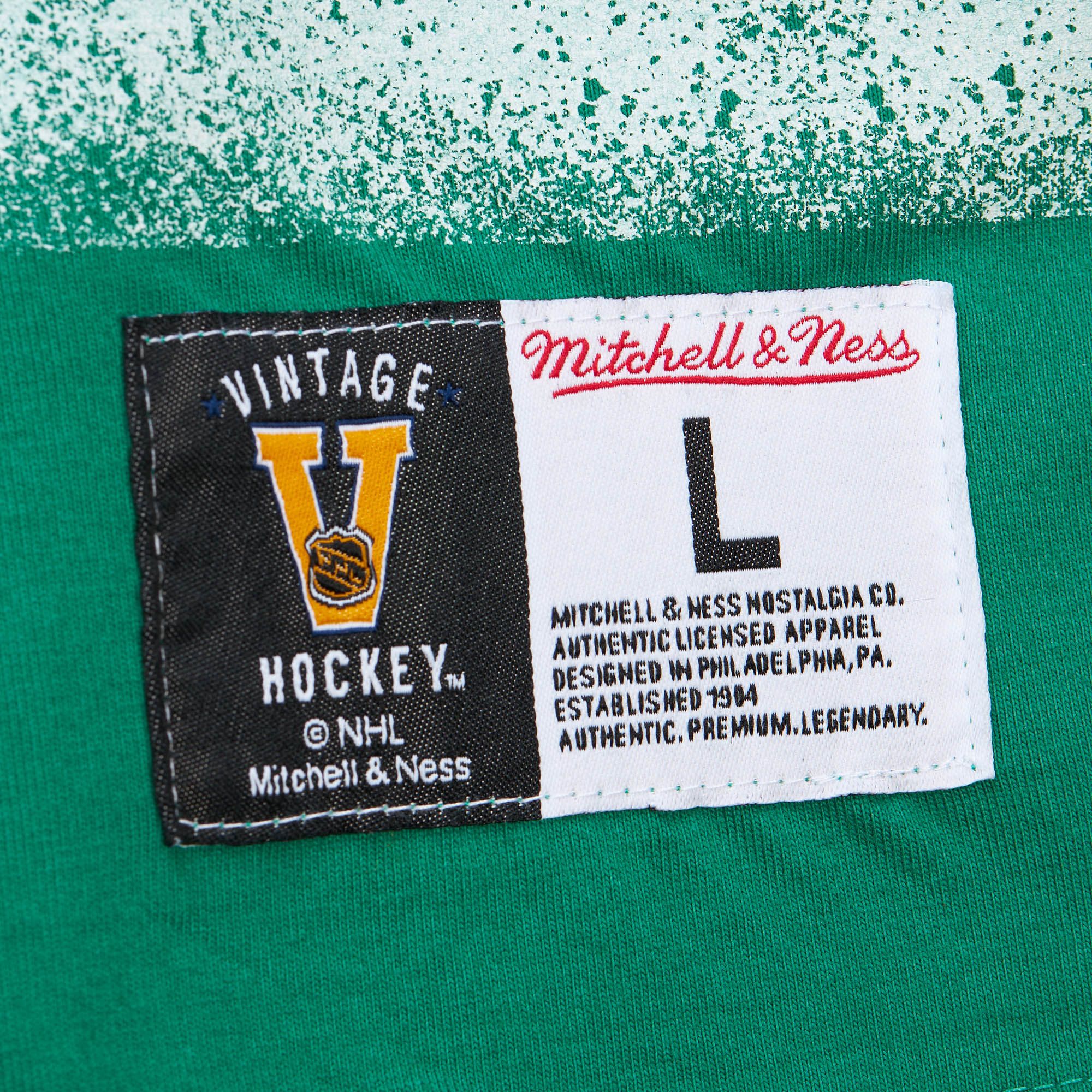 Mitchell & Ness Adult Hartford Whalers Vintage Green Oversized T-Shirt product image