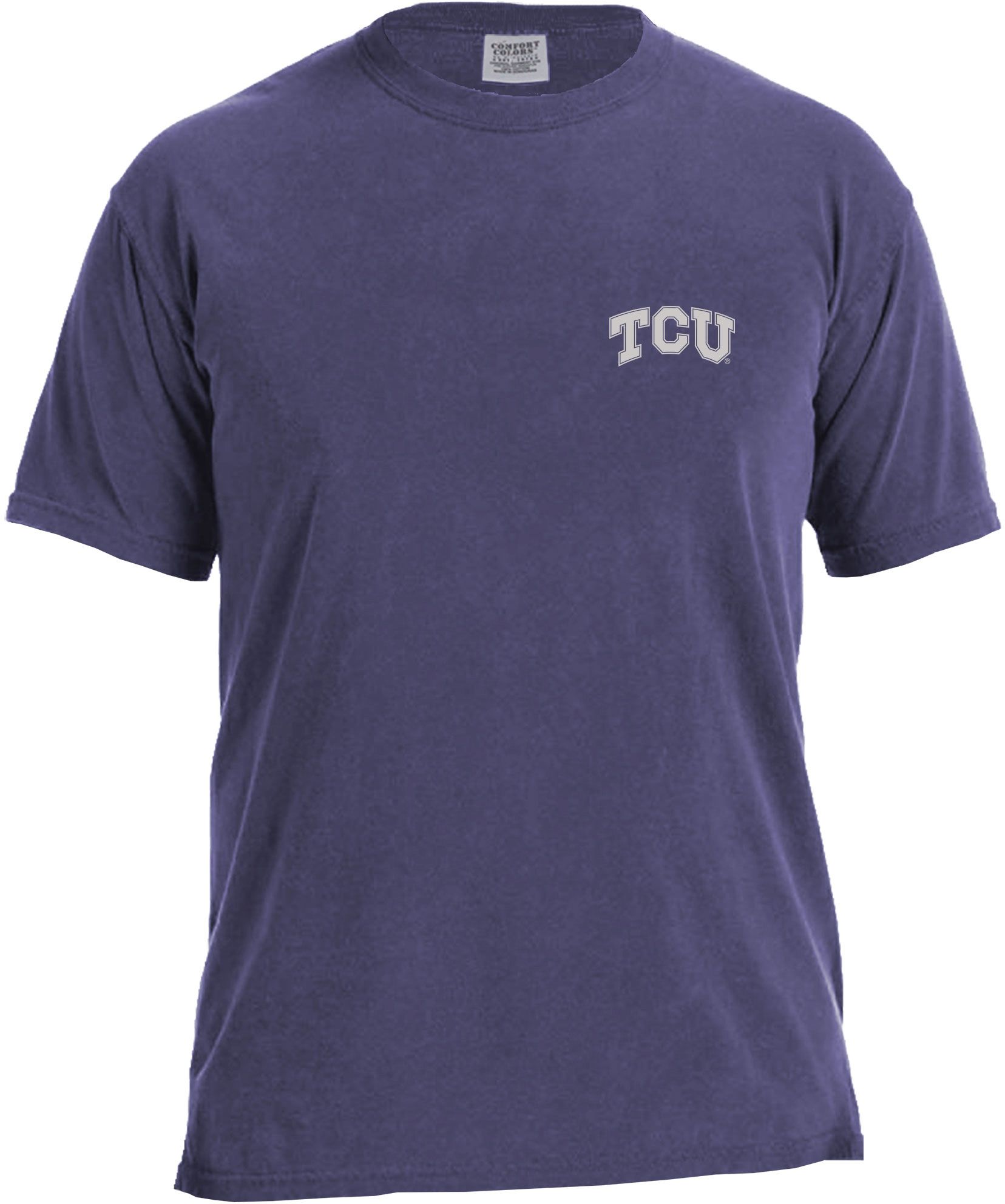 Image One Men's TCU Horned Frogs Purple Baseball Laces T-Shirt product image