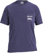 Image One Men's TCU Horned Frogs Purple Pocket T-Shirt product image