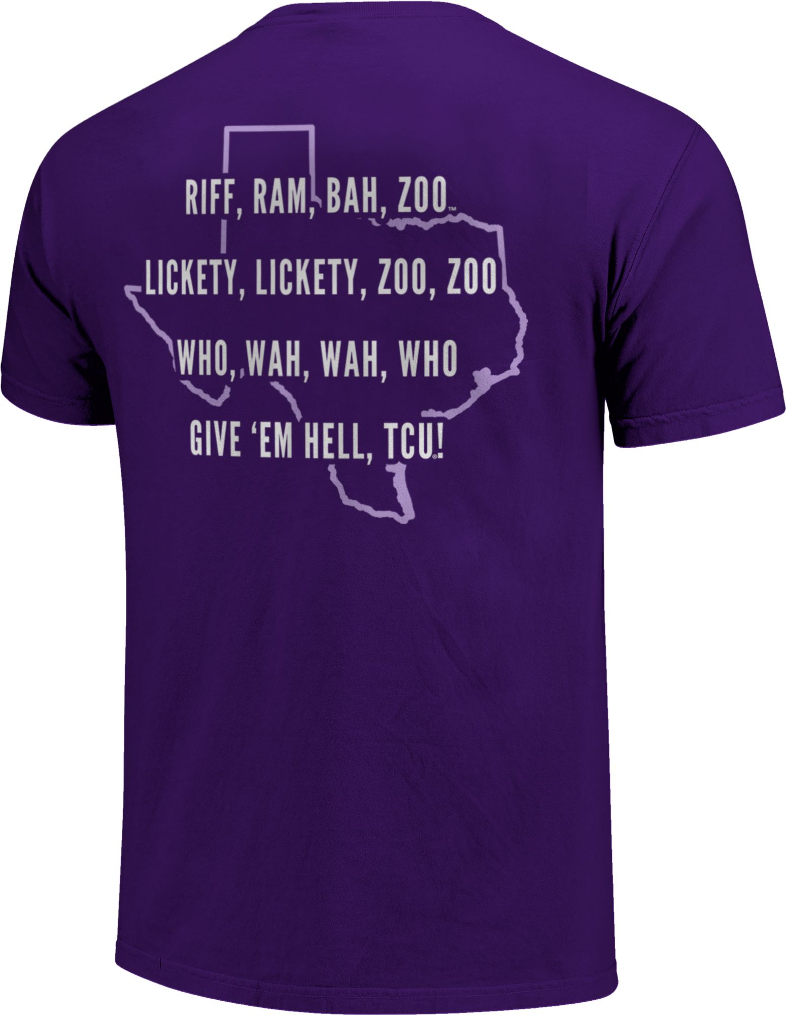 Image One Men's TCU Horned Frogs Purple Fight Song T-Shirt product image