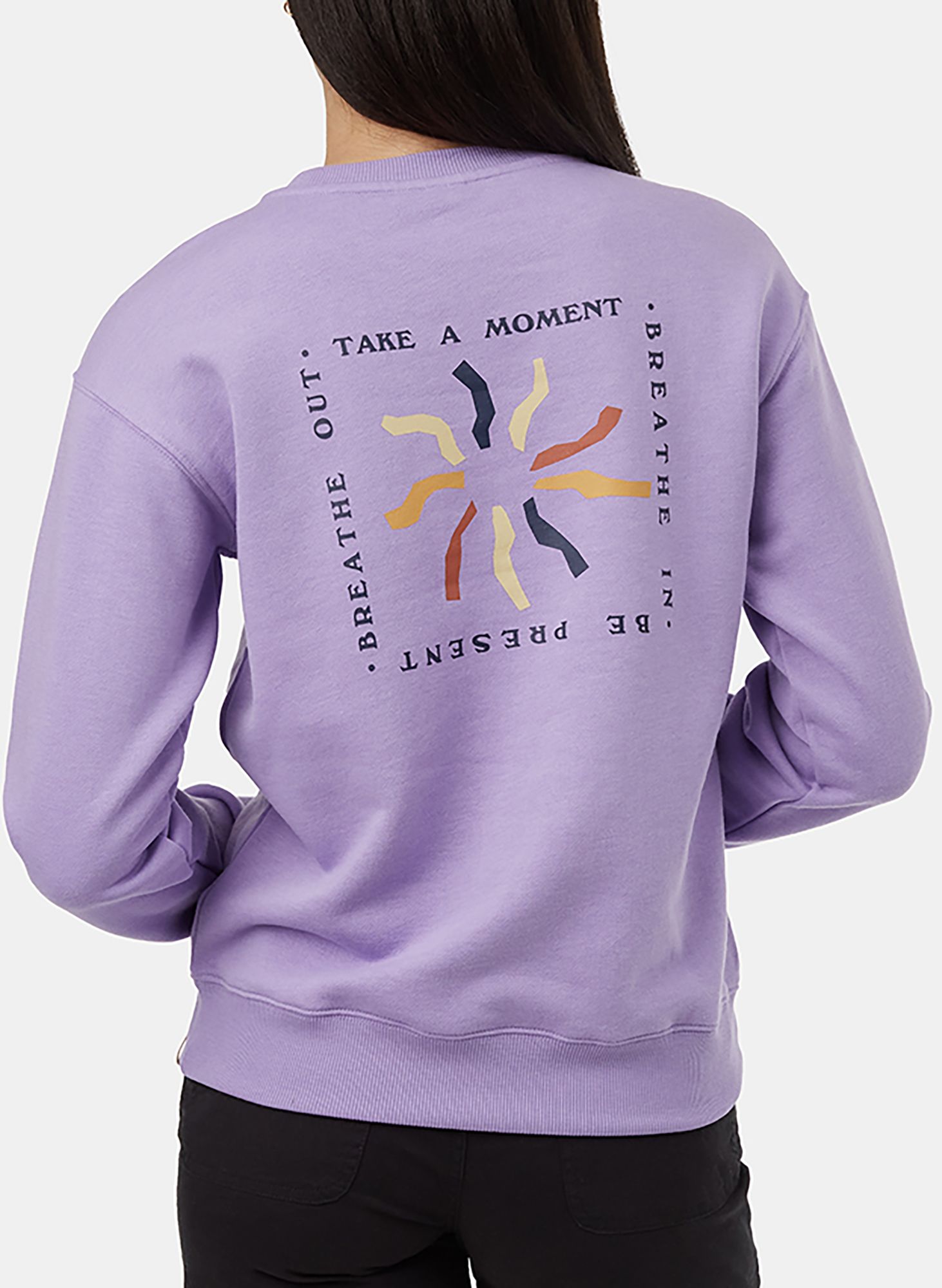 Tentree Women's Be Present Graphic Crewneck Sweatshirt product image