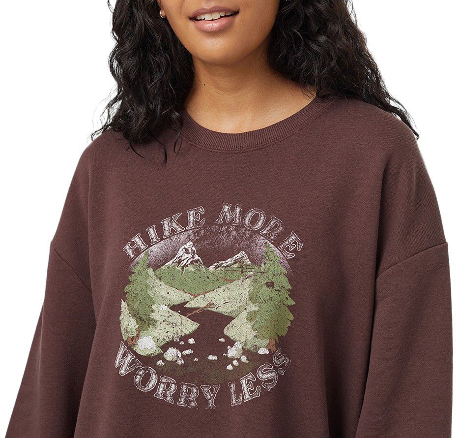 Tentree Women's Hike More Oversized Crewneck Sweatshirt product image