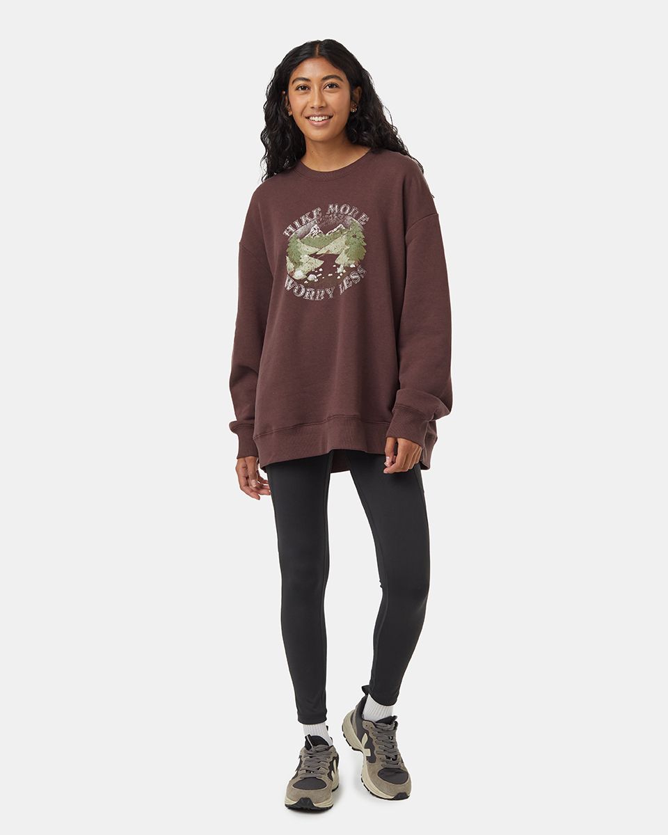 Tentree Women's Hike More Oversized Crewneck Sweatshirt product image
