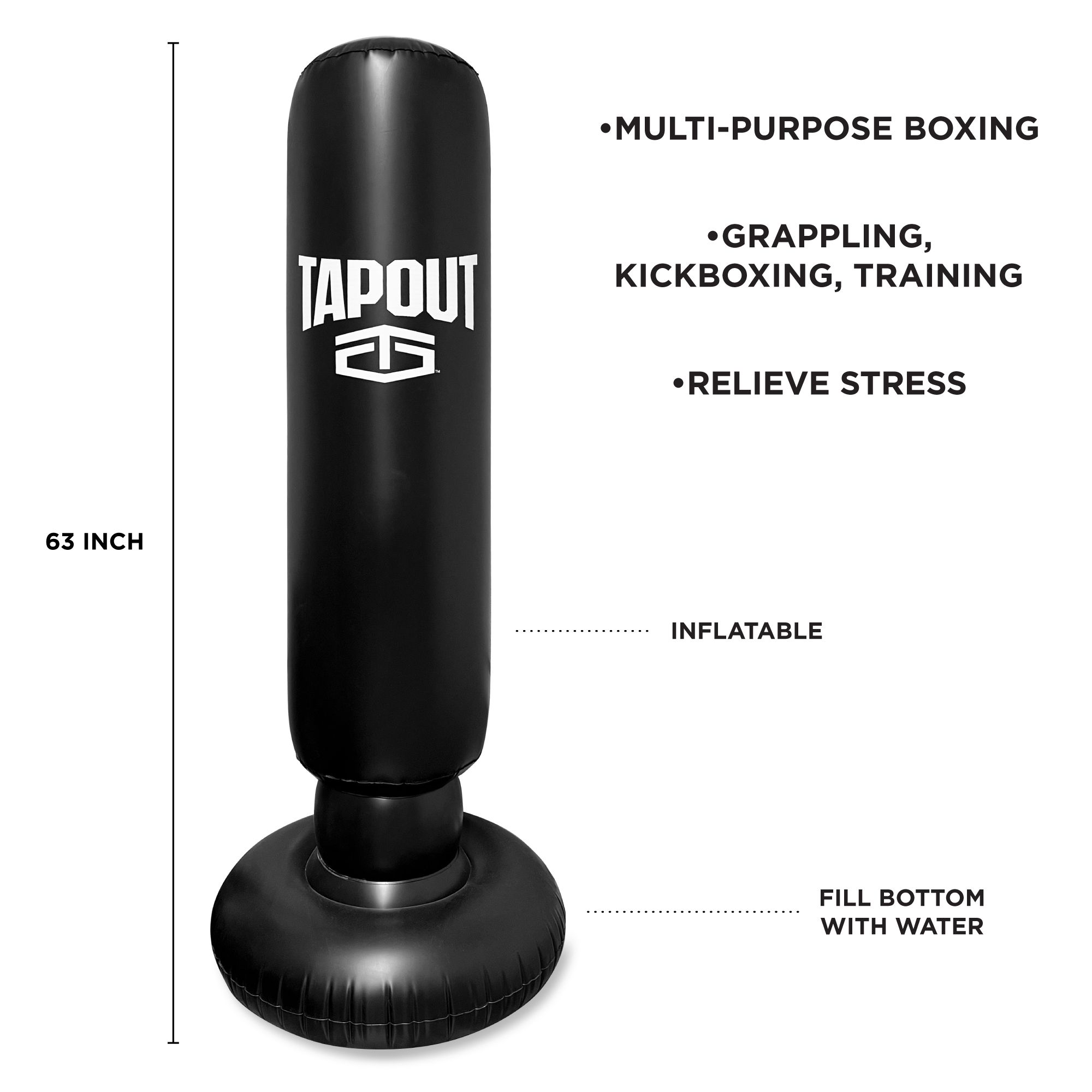 Tapout 63" Inflatable Punching Bag product image