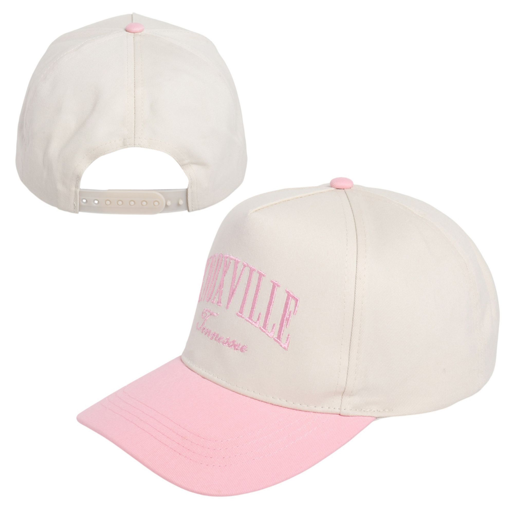 Ponyflo Women's Tennessee Volunteers Logo Tan/Pink 5 Panel Cap product image