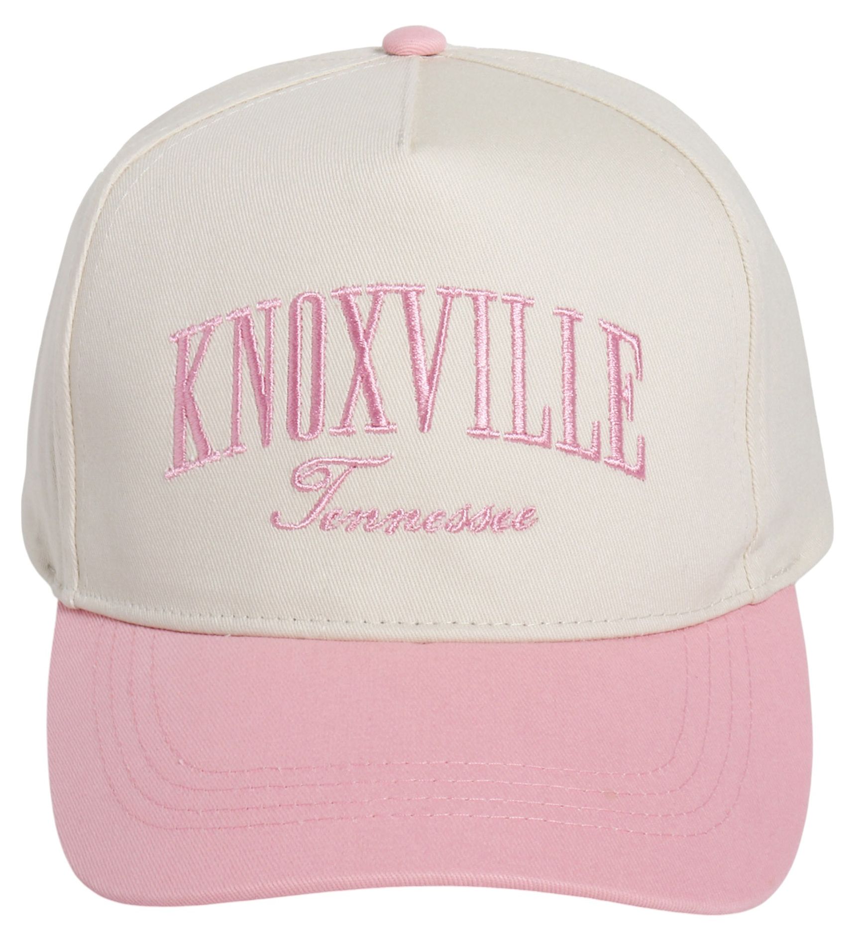 Ponyflo Women's Tennessee Volunteers Logo Tan/Pink 5 Panel Cap product image
