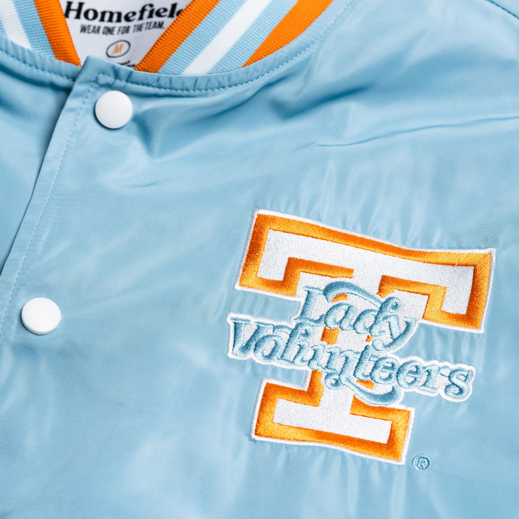 Homefield Adult Tennessee Volunteers Sky Blue Arch Bomber Jacket product image