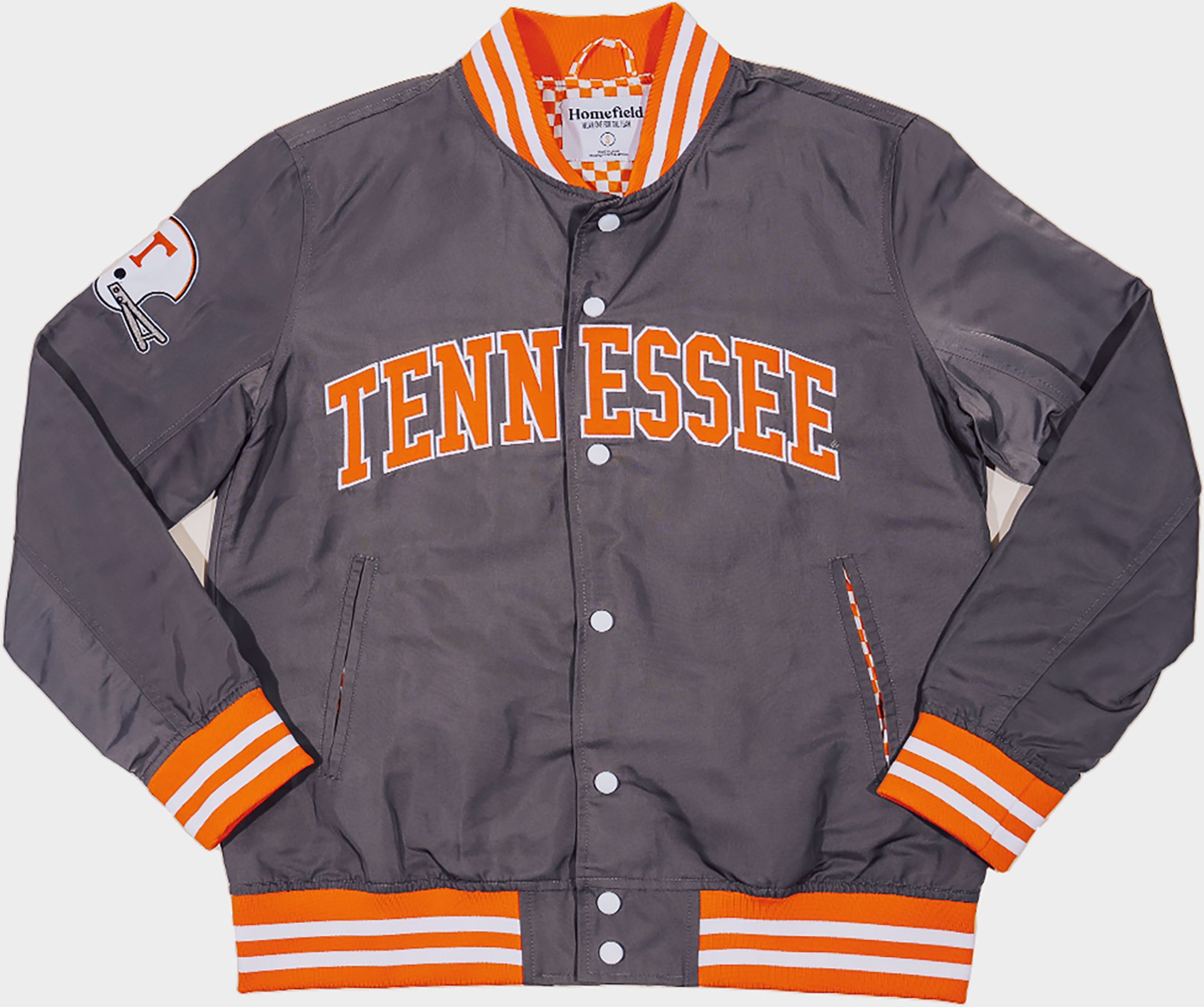Homefield Men's Tennessee Volunteers Grey Bomber Jacket Dick's