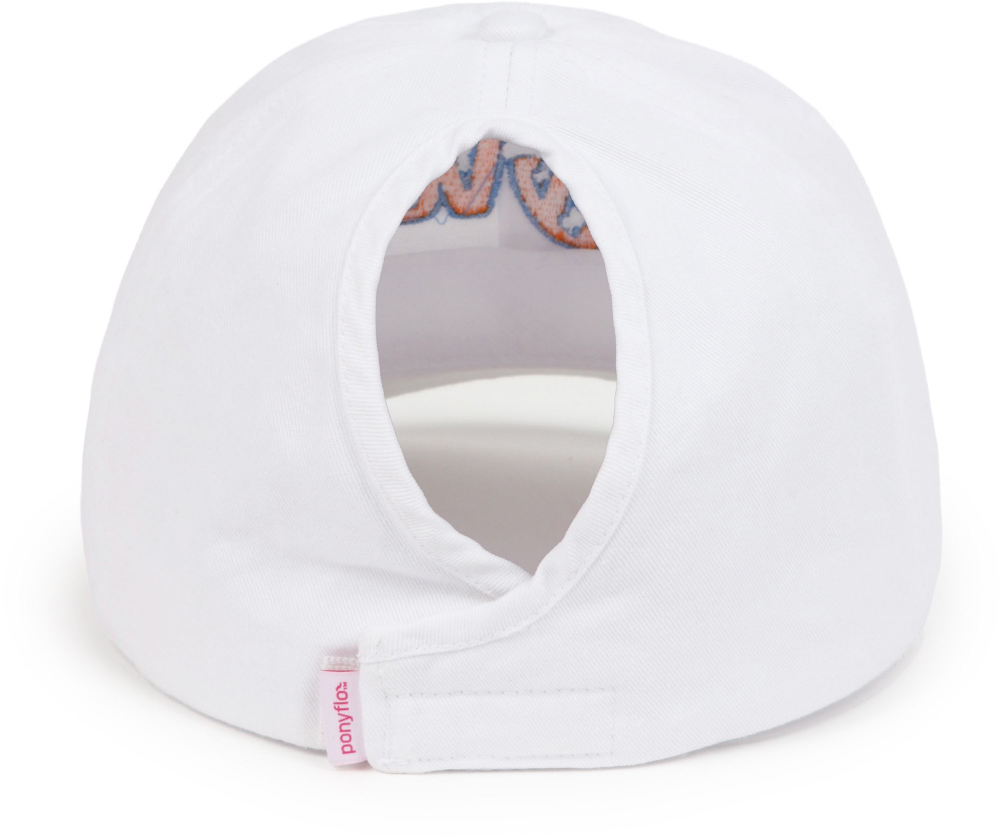 Ponyflo Tennessee Volunteers Lady Vols White Ponytail Cotton Adjustable Hat product image