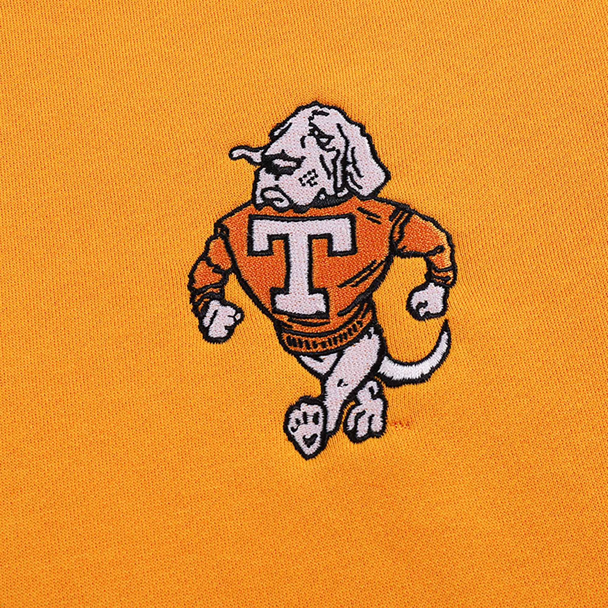 Homefield Adult Tennessee Volunteers Bright Orange Tri-Stripe Crew Pullover Sweatshirt product image
