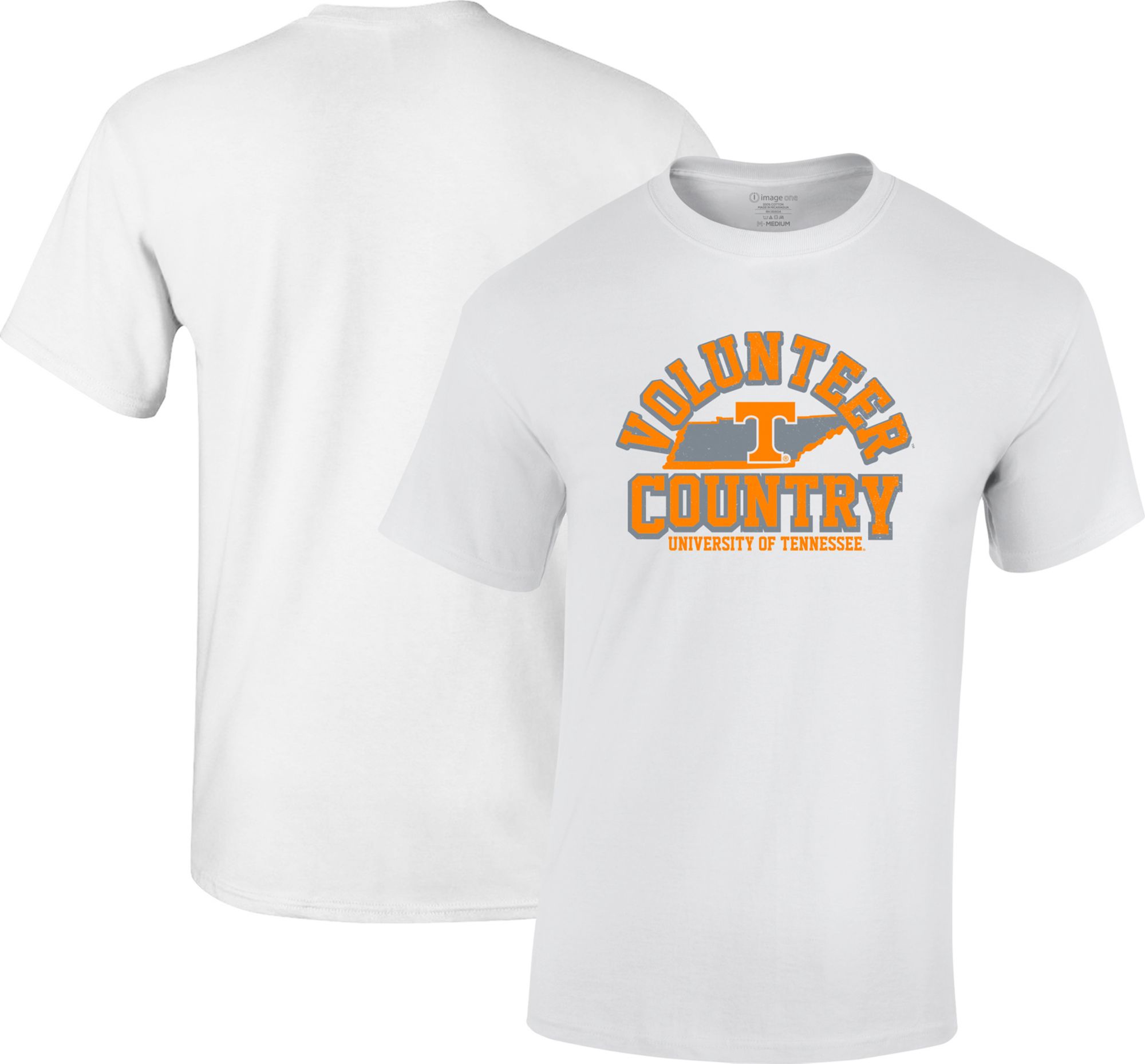 Image One Men's Tennessee Volunteers White Rainbow Girl T-Shirt product image