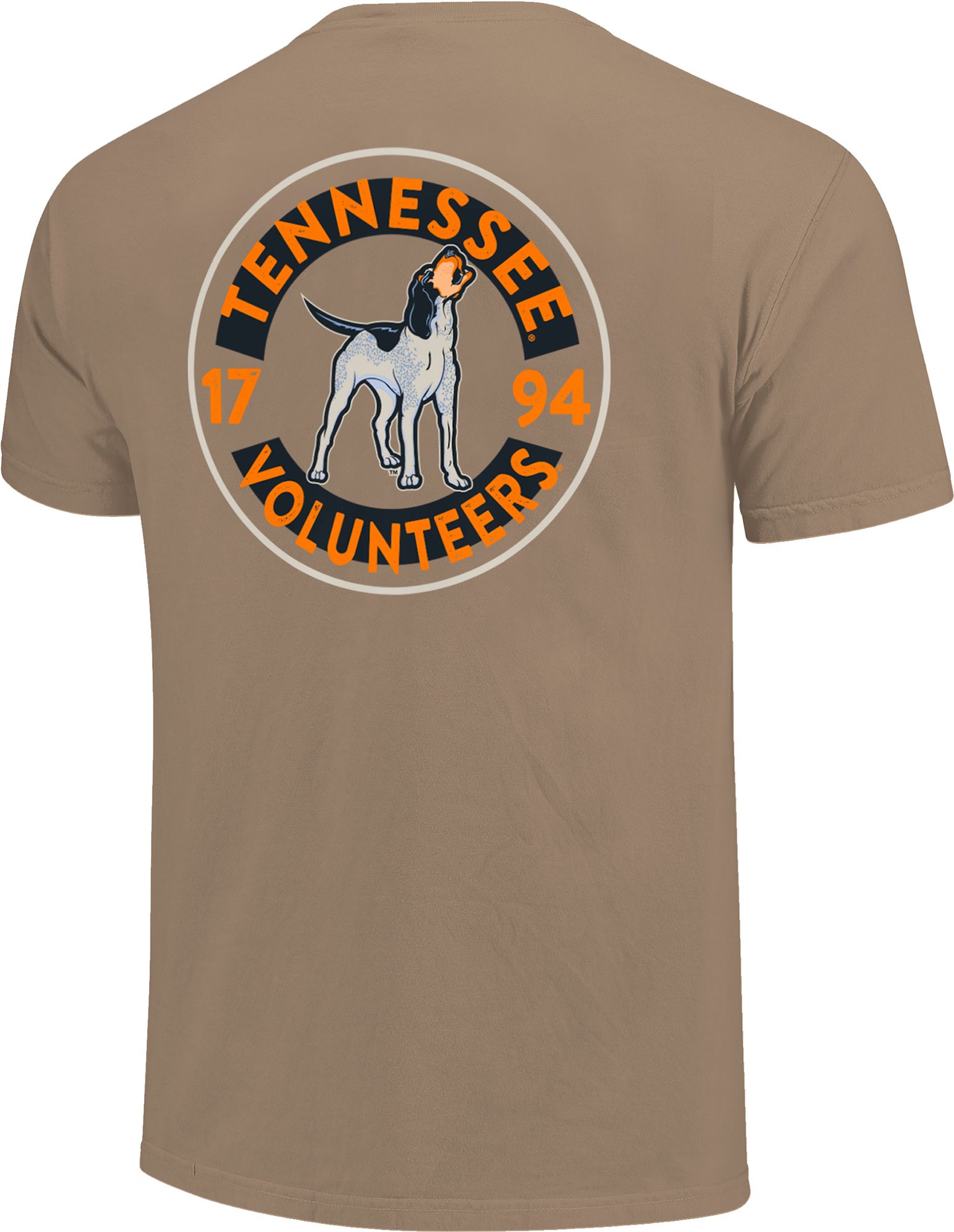 Image One Men's Tennessee Volunteers Khaki Mascot Logo T-Shirt product image