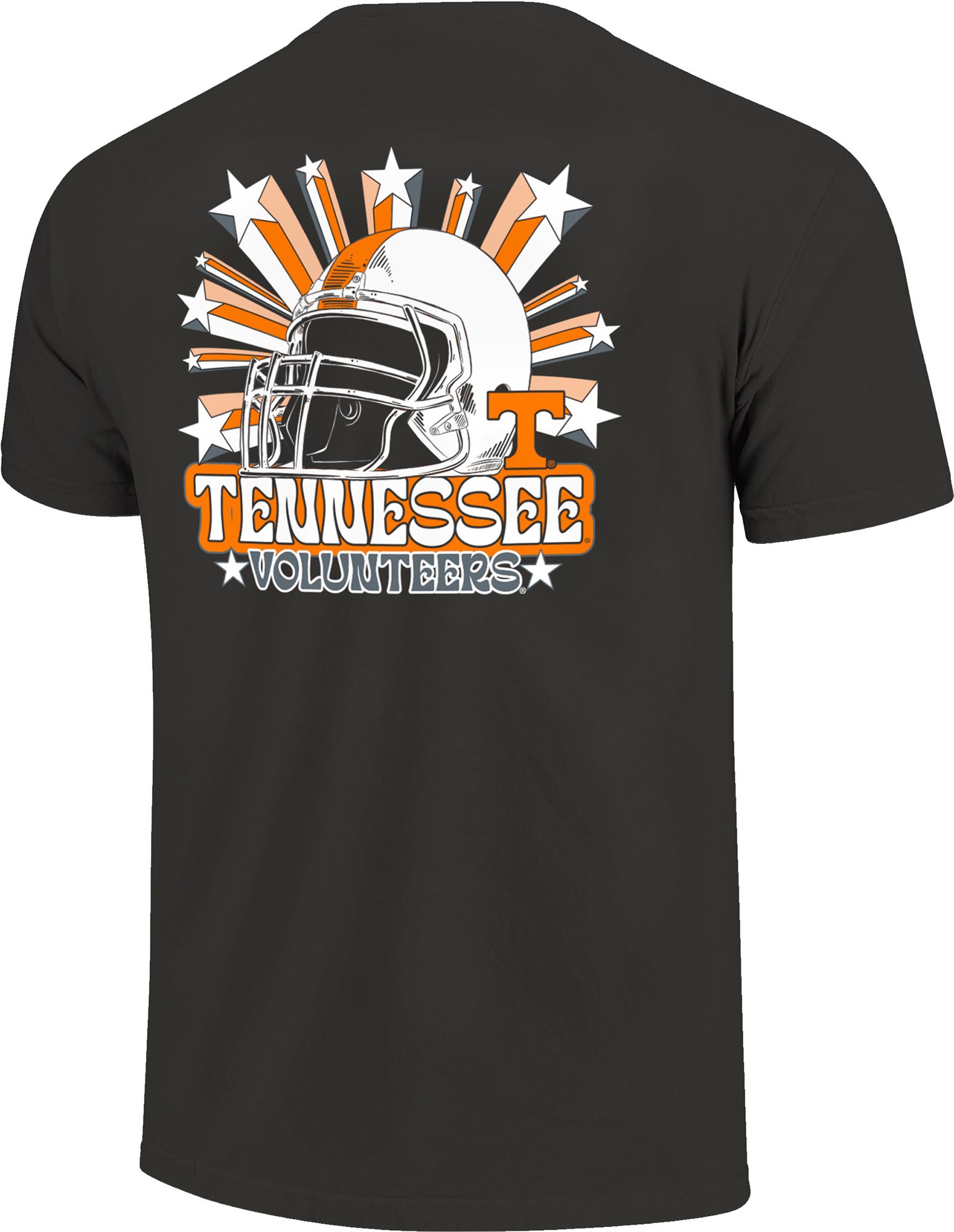 Image One Men's Tennessee Volunteers Grey Helmet Starburst T-Shirt product image