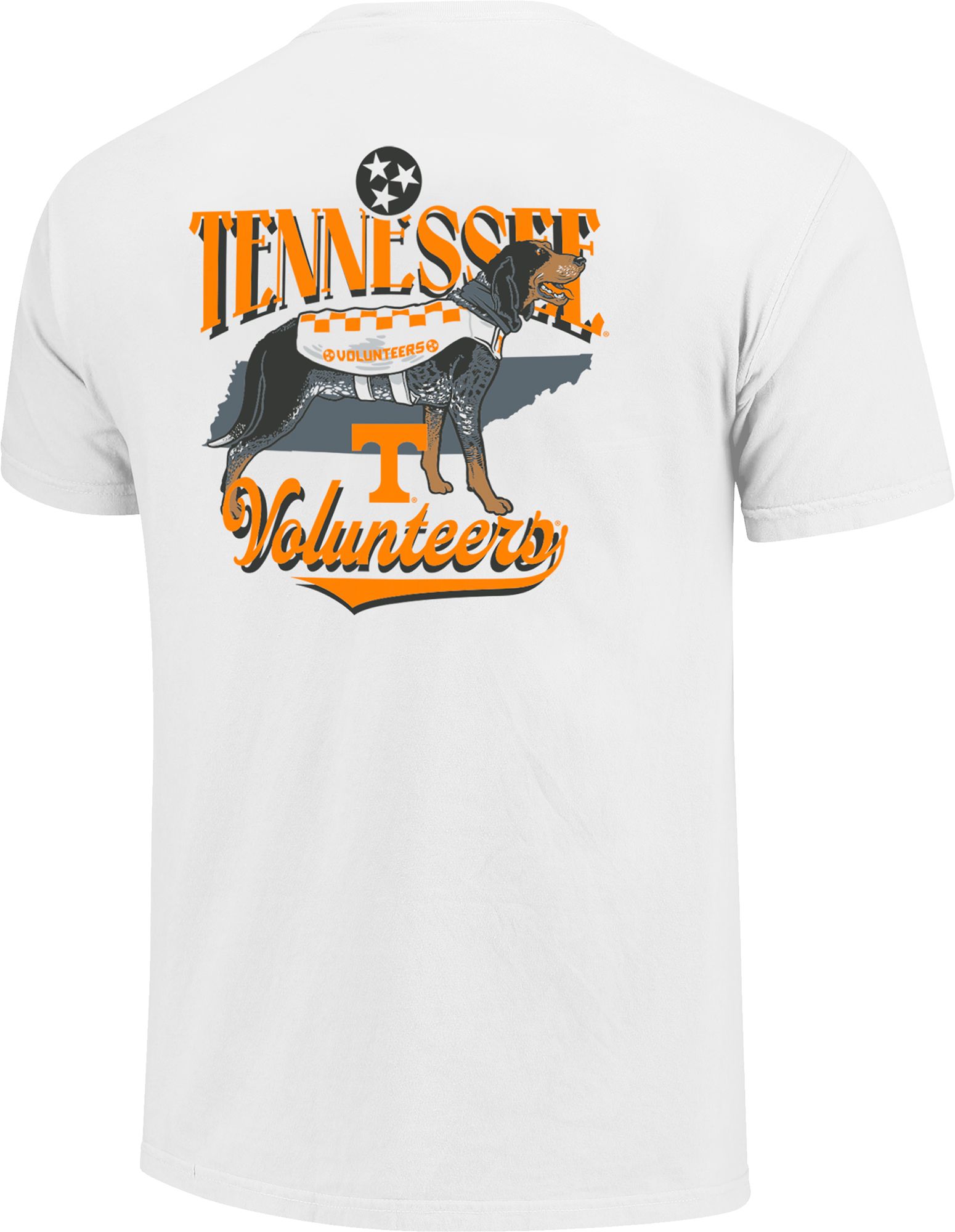 Image One Men's Tennessee Volunteers White Mascot Bridge T-Shirt product image