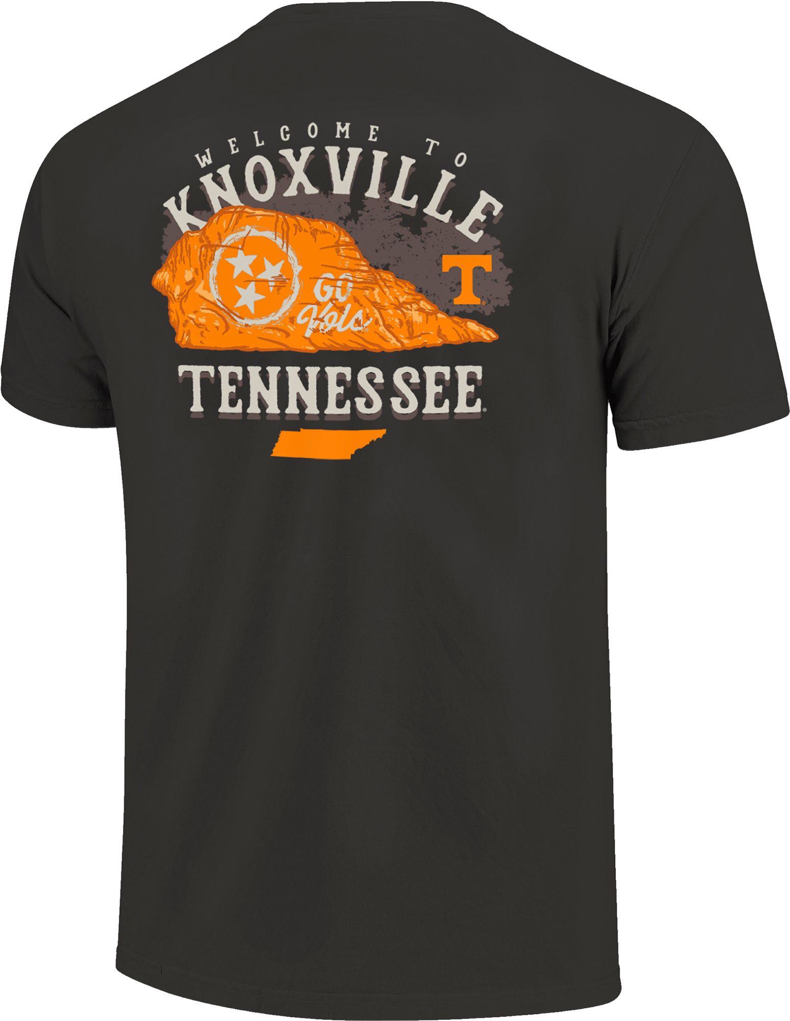 Image One Men's Tennessee Volunteers Grey Painted Rock T-Shirt product image