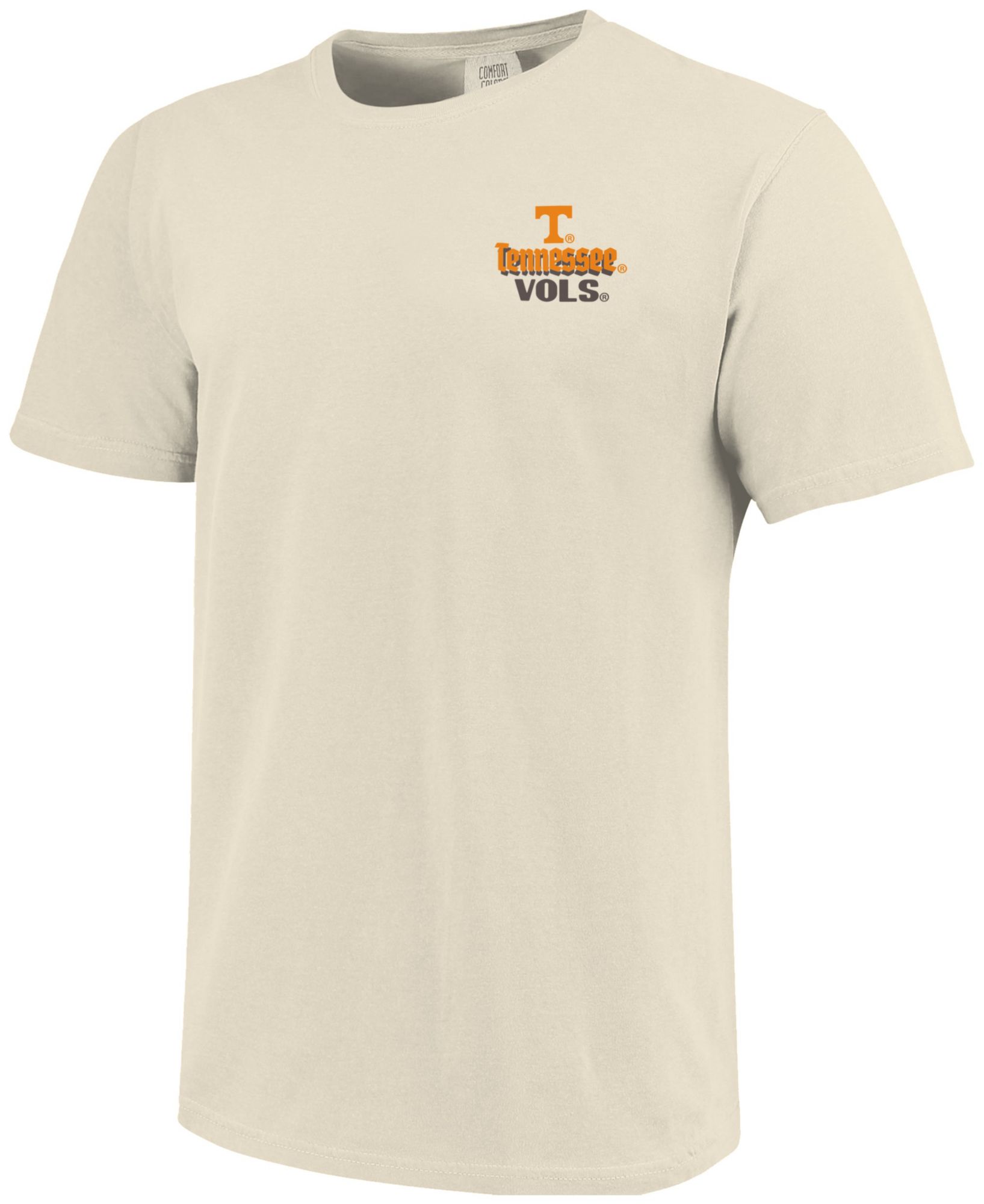 Image One Men's Tennessee Volunteers Ivory Dog Label Olde Type Short Sleeve T-Shirt product image