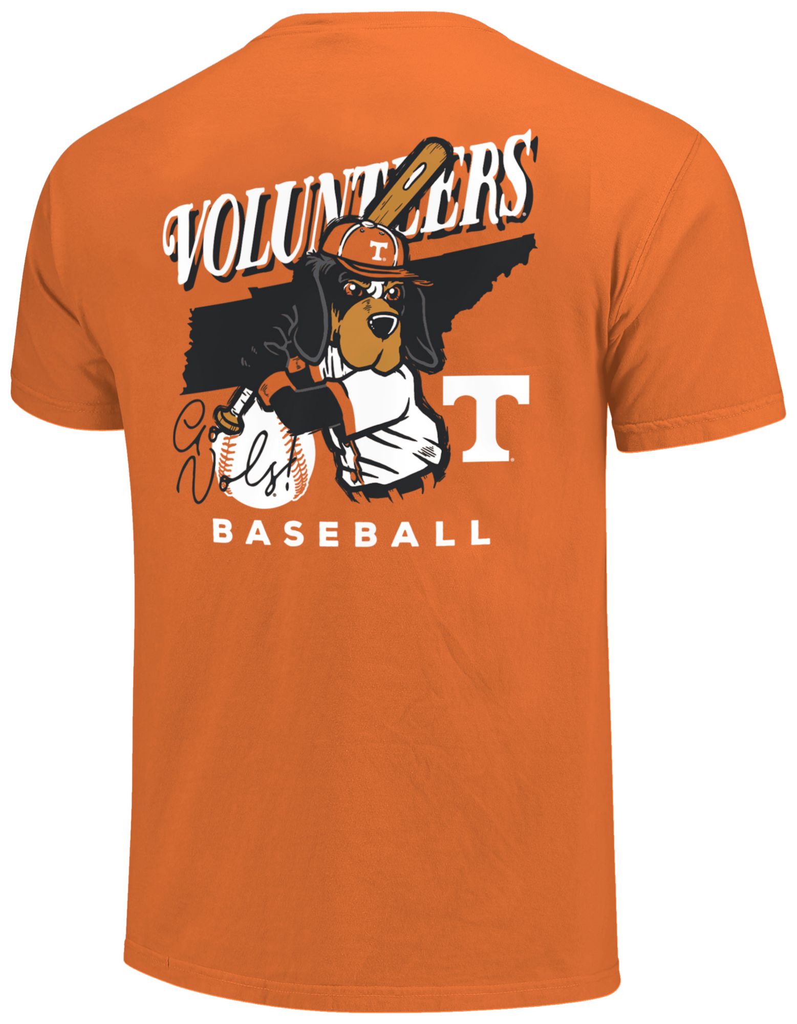 Image One Men's Tennessee Volunteers Orange Baseball Mascot T-Shirt product image
