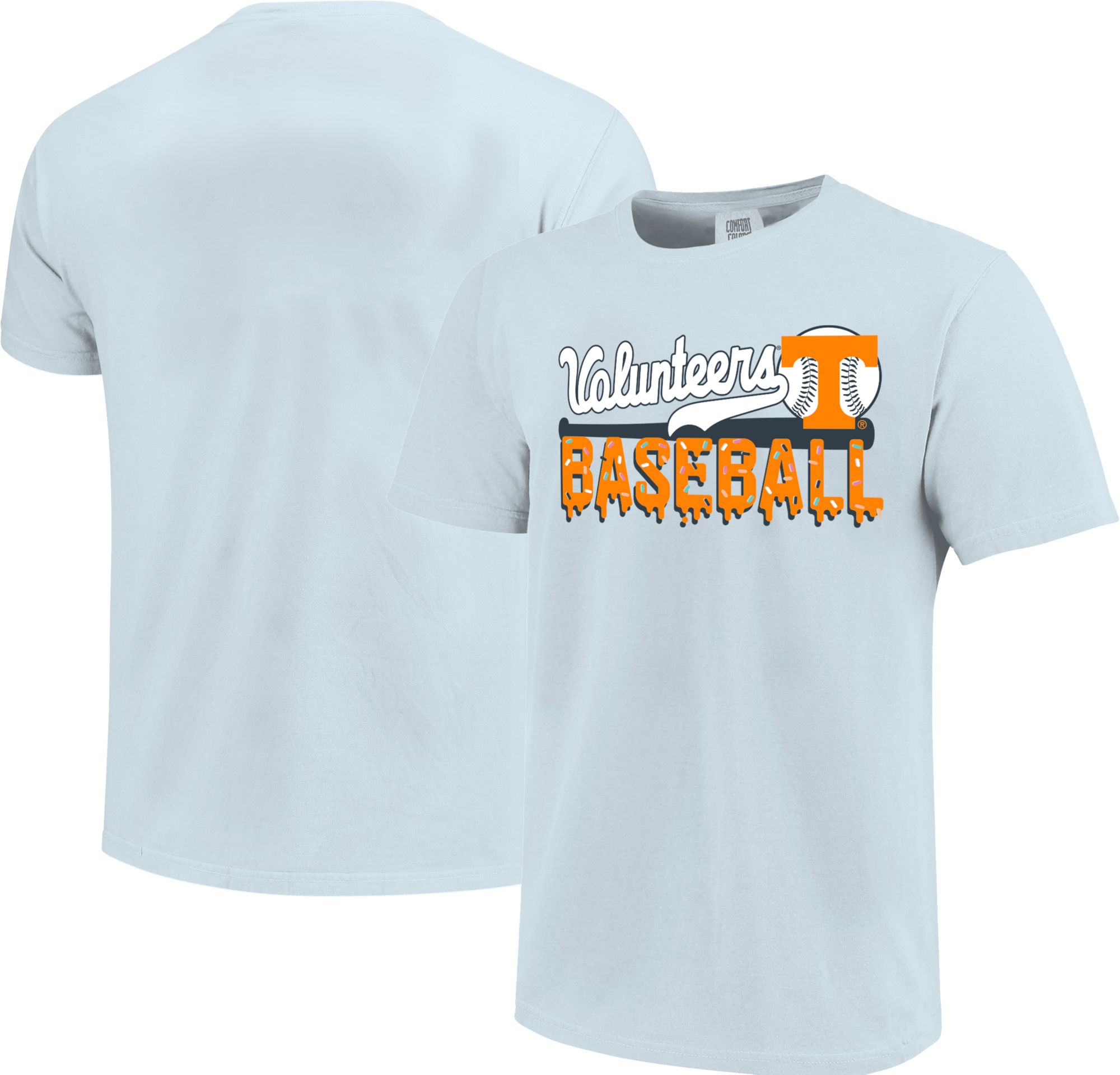Image One Youth Tennessee Volunteers Chambray Baseball Letter Drip T-Shirt product image
