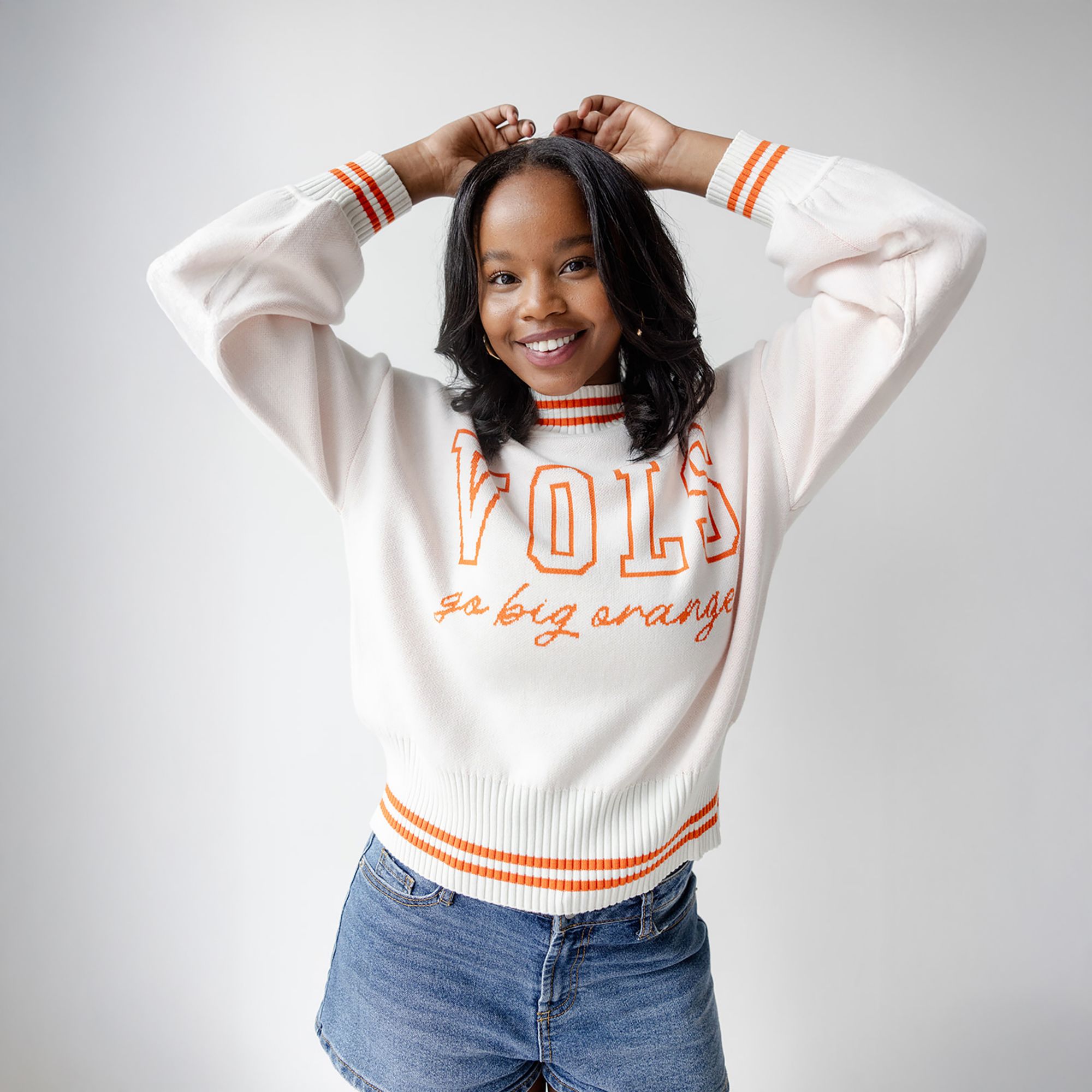Game Day Social Women's Tennessee Volunteers Sherbert Queen Sweater product image