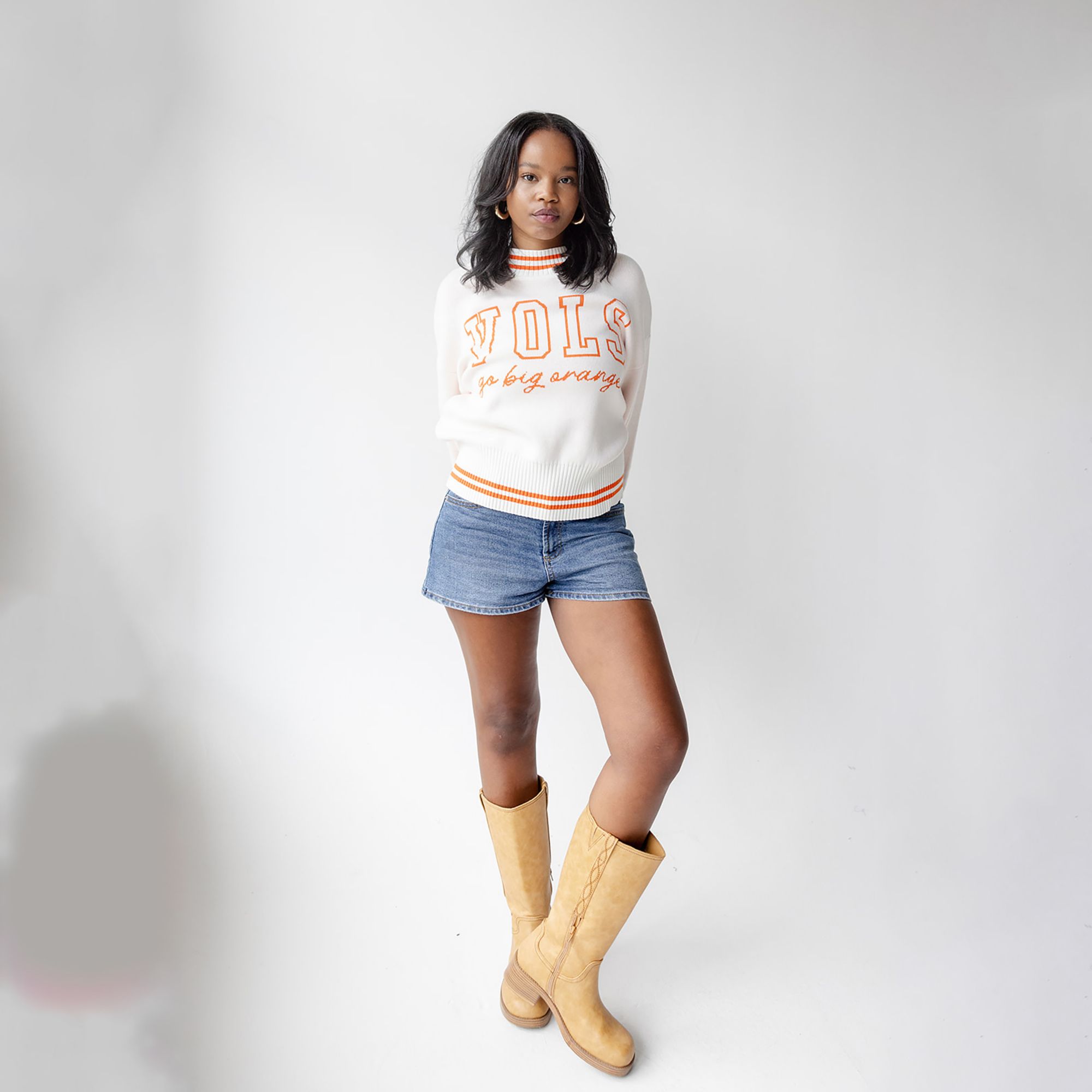 Game Day Social Women's Tennessee Volunteers Sherbert Queen Sweater product image