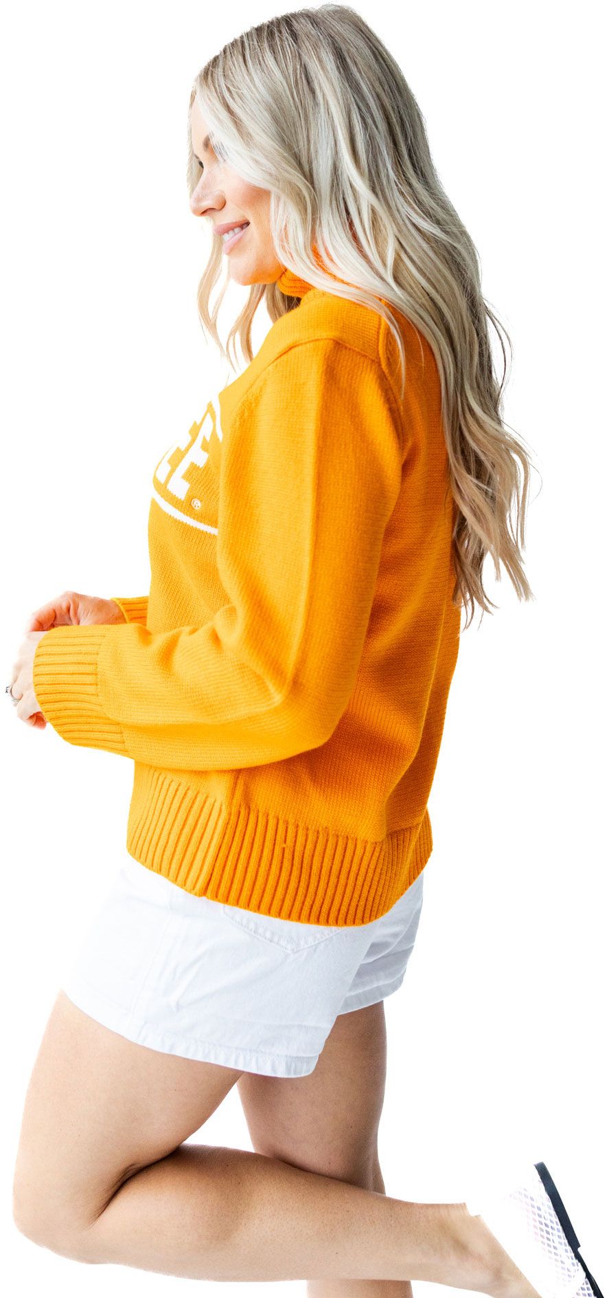 Gameday Social Women's Tennessee Volunteers Orange Rolled Sweater product image