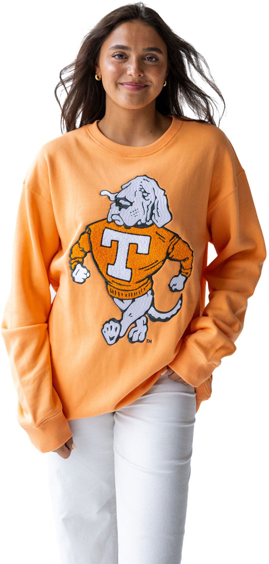 Gameday Social Women's Tennessee Volunteers Sherbert Mascot Crewneck Sweatshirt product image