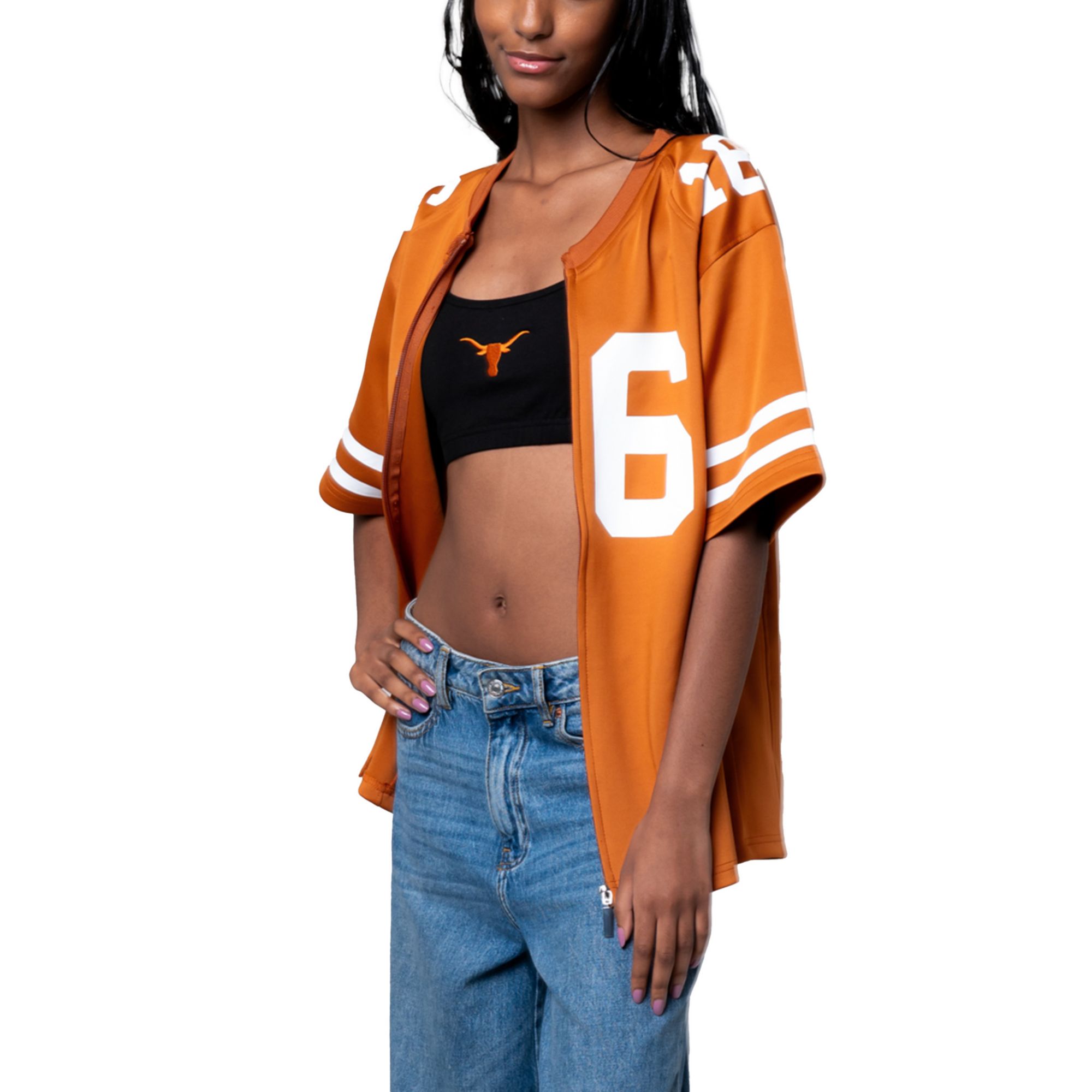 Established & Co Women's Texas Longhorns Arch Manning #16 Orange Jersey product image